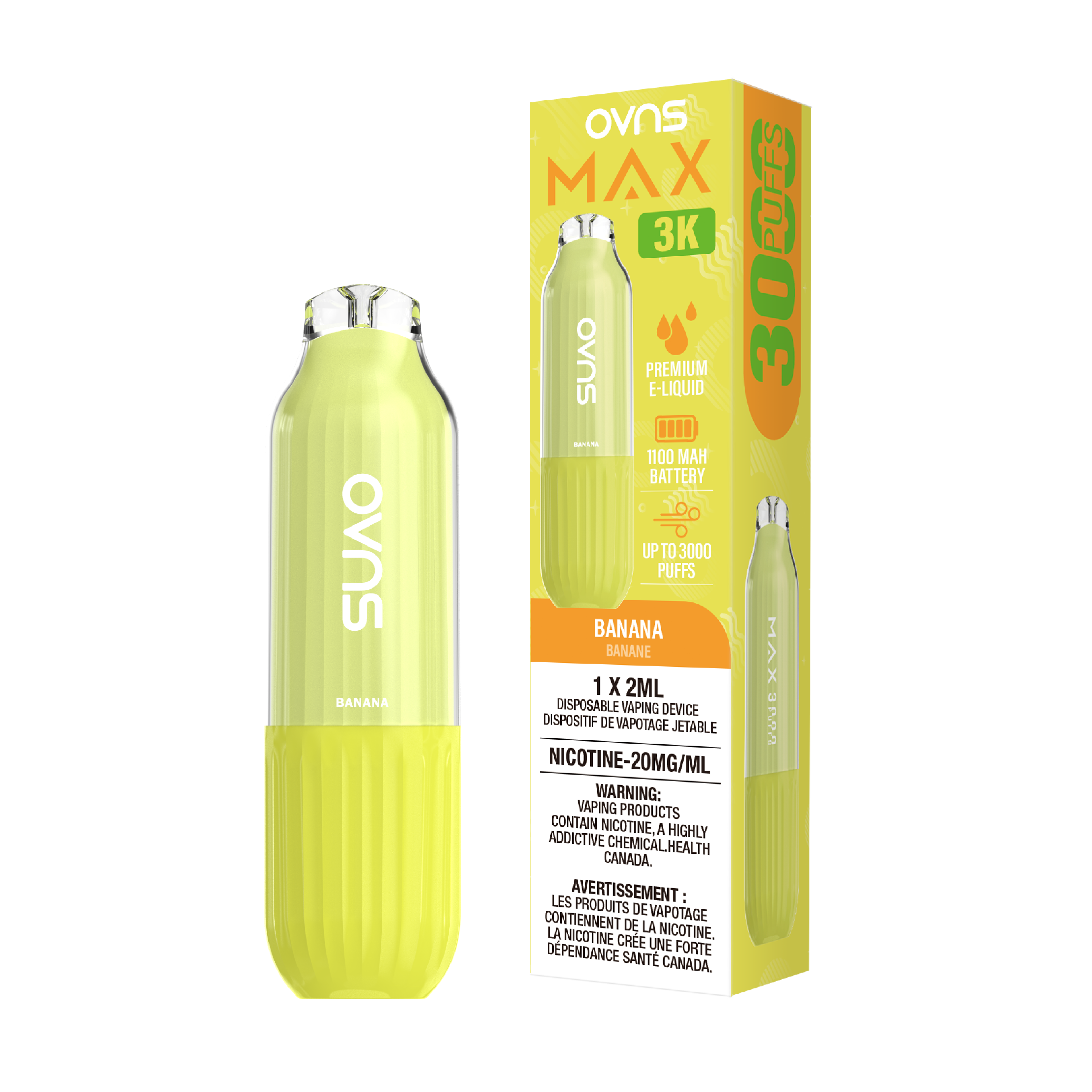 OVNS Max - Disposable E-Cig (PROVINCIAL) (3000 Puffs)