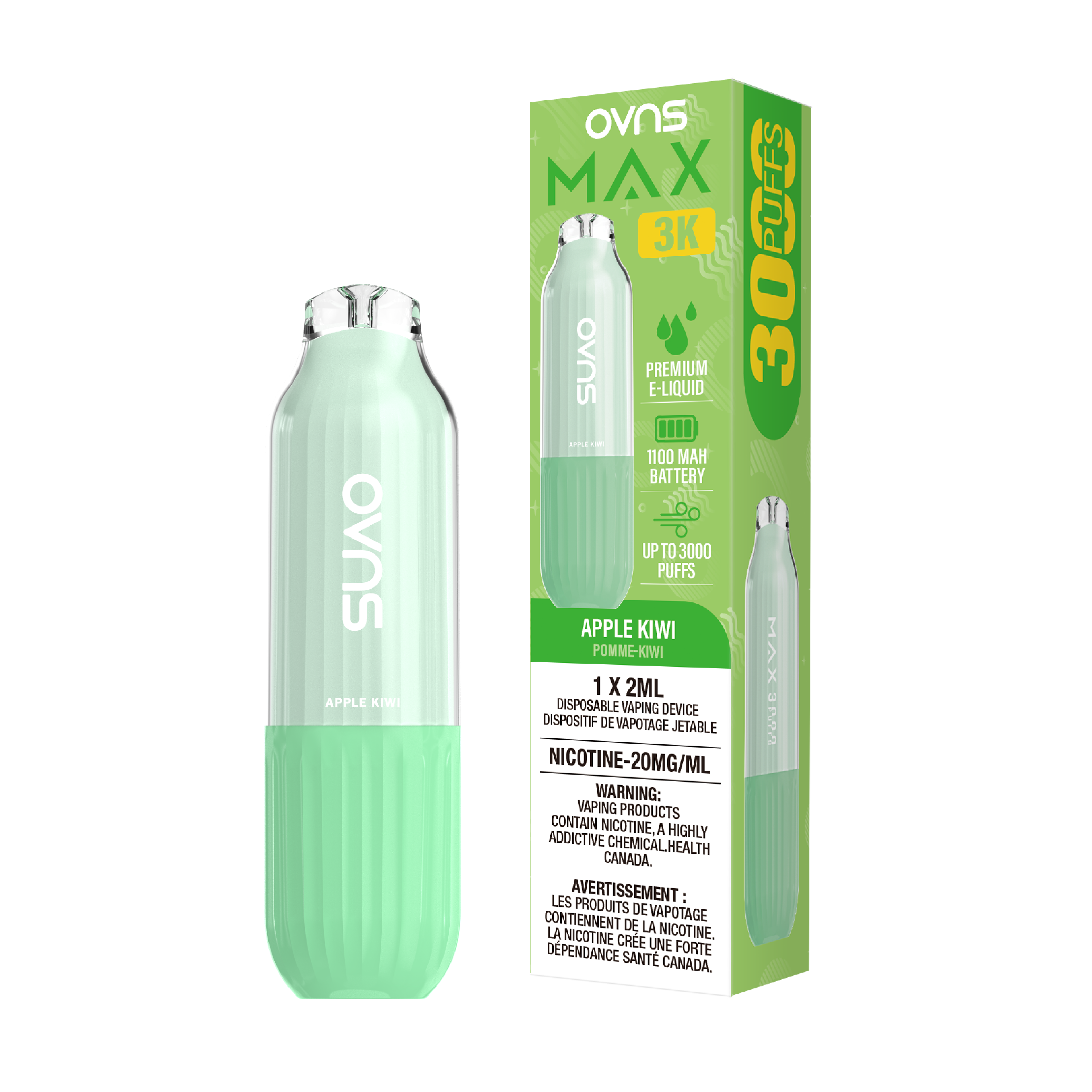 OVNS Max - Disposable E-Cig (PROVINCIAL) (3000 Puffs)