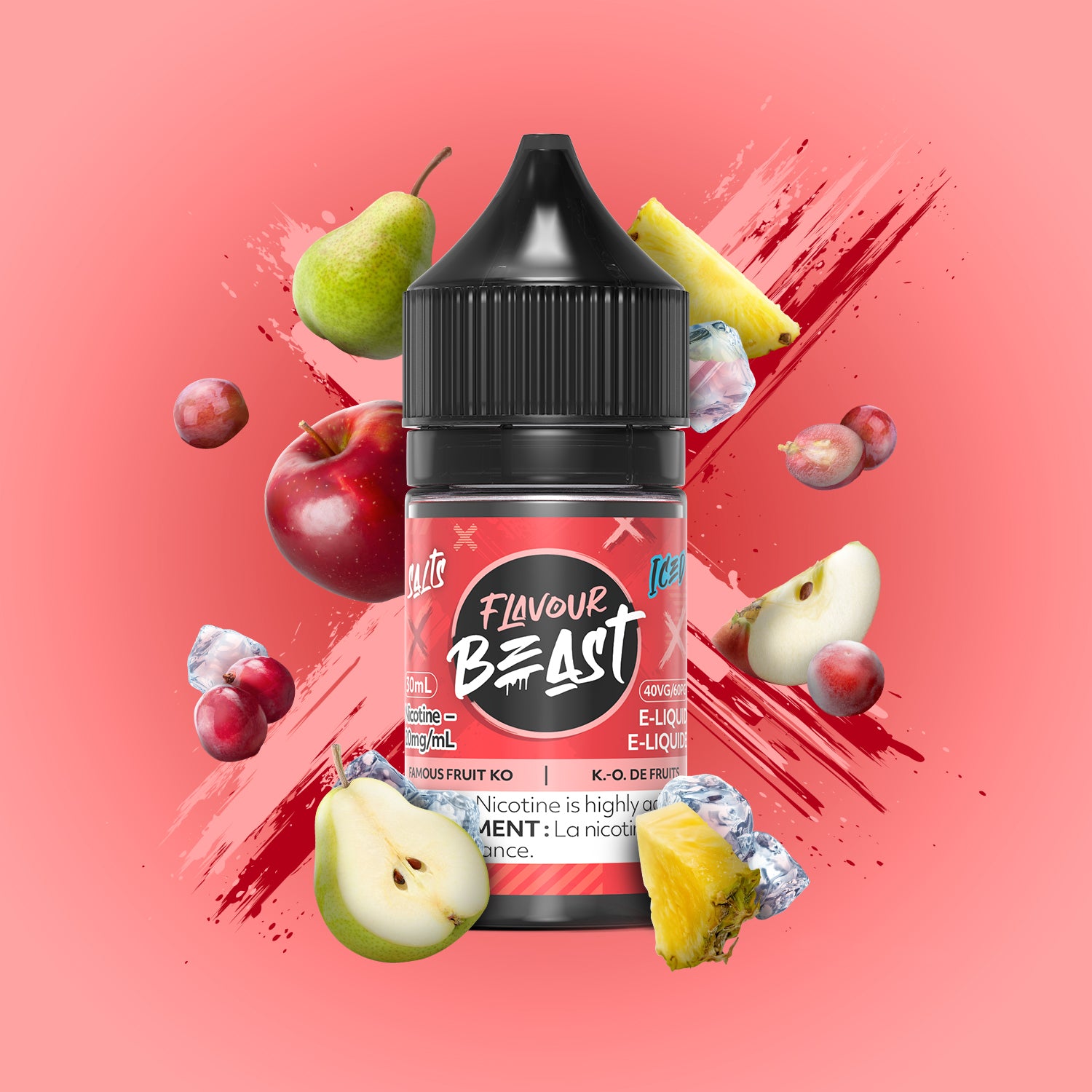 Flavour Beast Salt - Famous Fruit KO Iced (PROVINCIAL)
