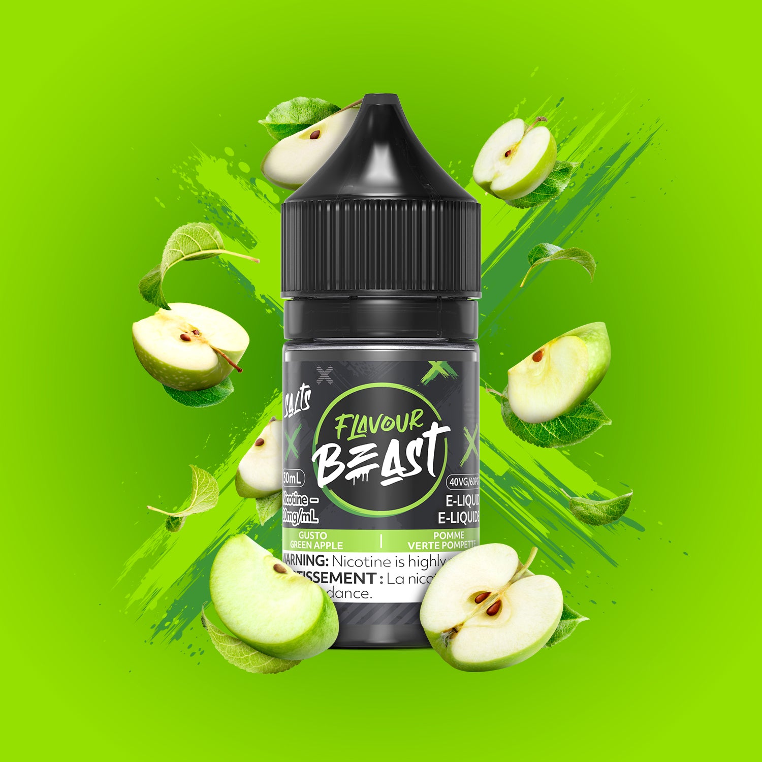 Flavour Beast Salt - Gusto Green Apple (PROVINCIAL)