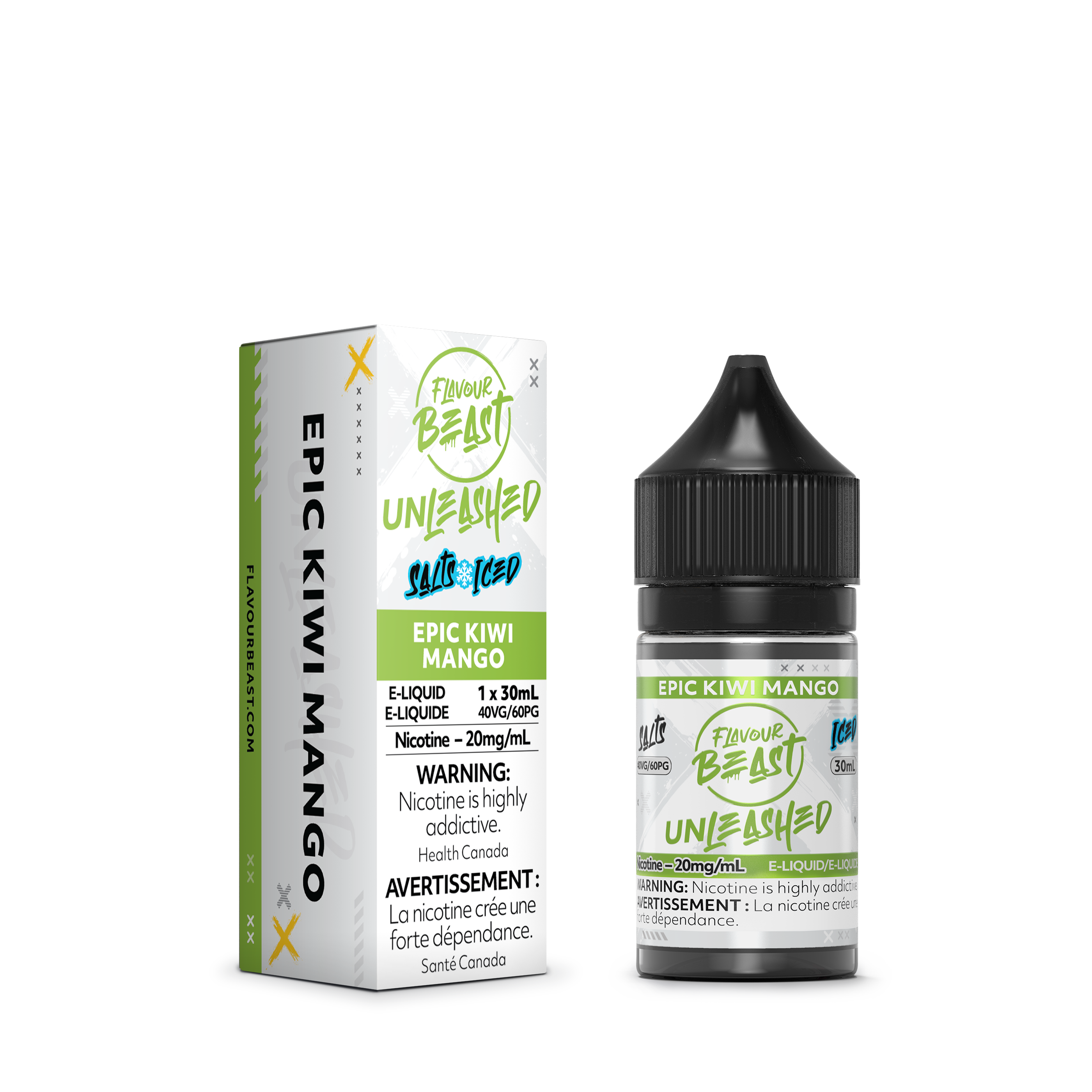 Flavour Beast Unleashed Salt - Epic Kiwi Mango ICED (PROVINCIAL)