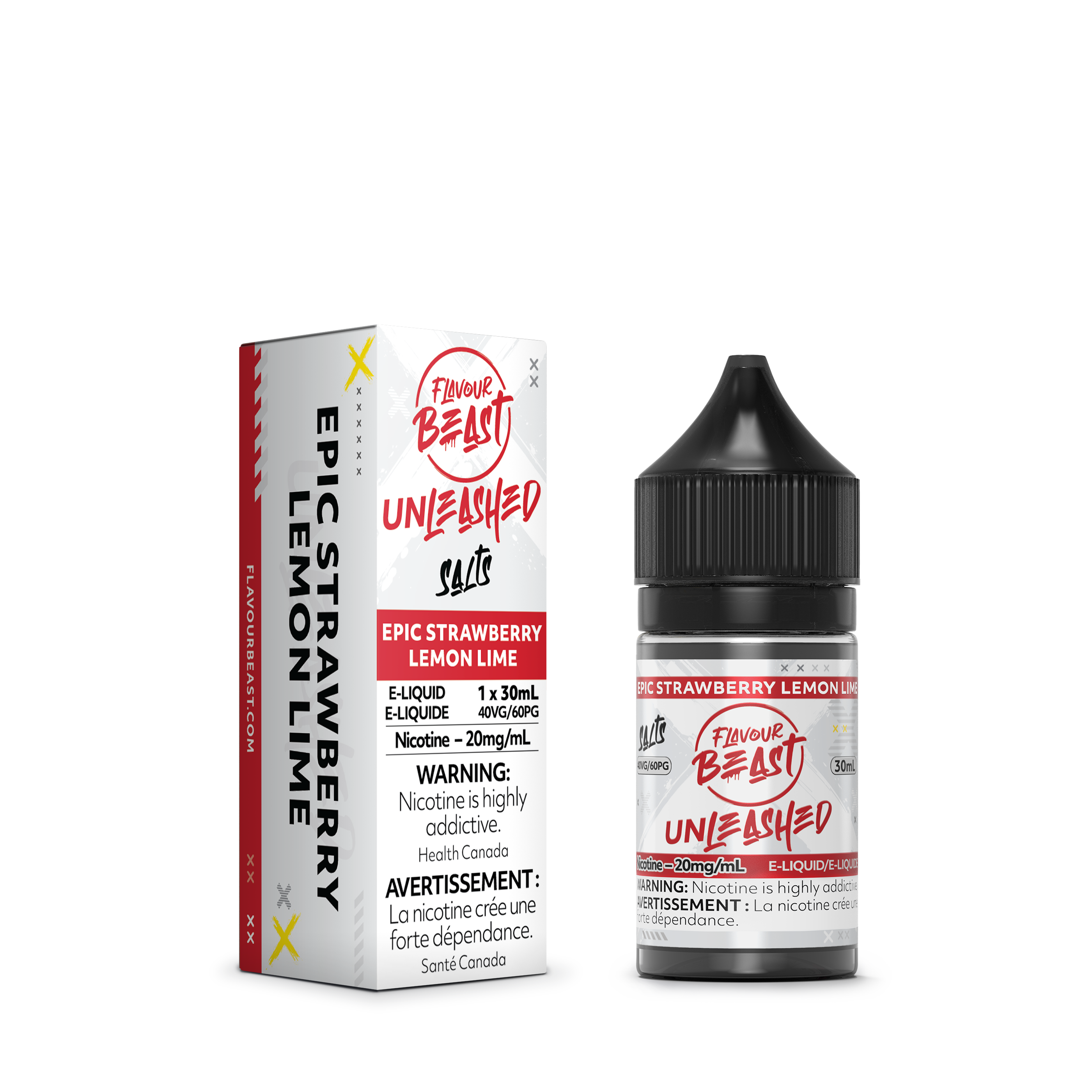 Flavour Beast Unleashed Salt - Epic Strawberry Lemon Lime (PROVINCIAL)