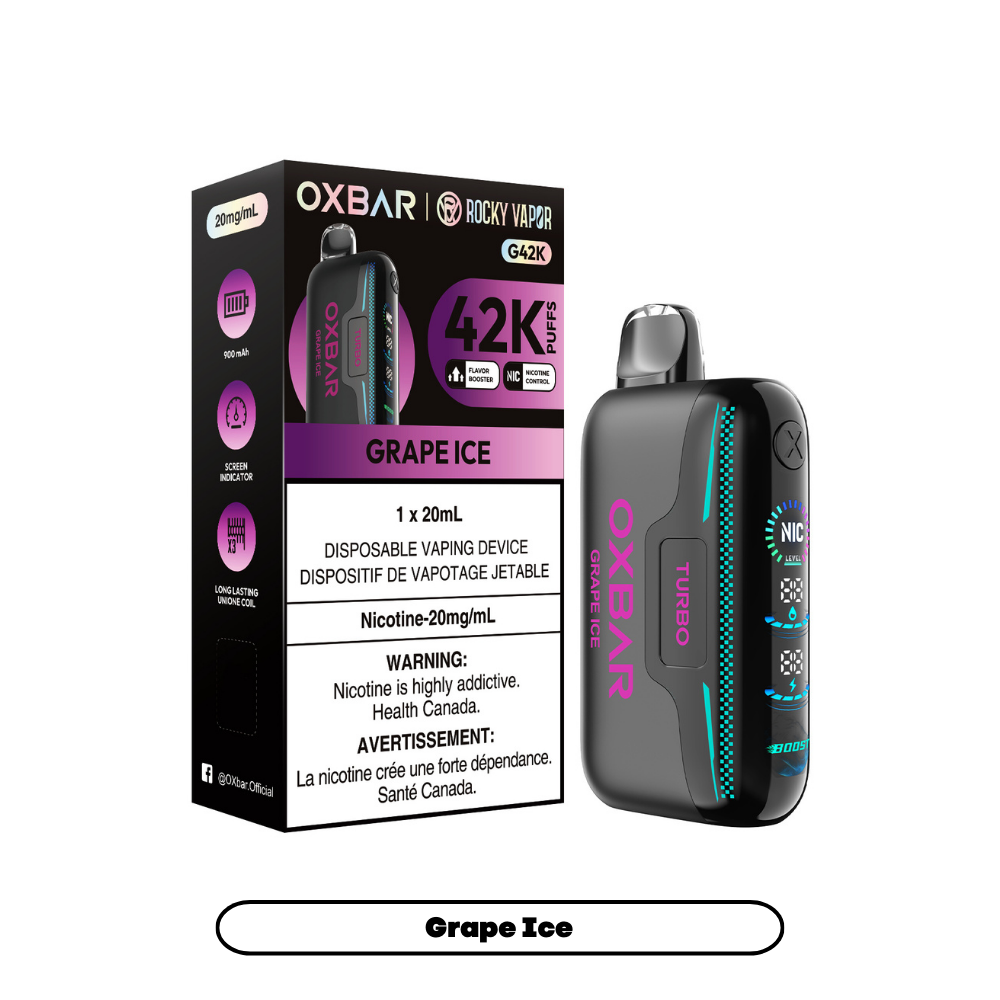 Oxbar G42k - Cigarette électronique jetable (PROVINCIALE) (42 000 bouffées)