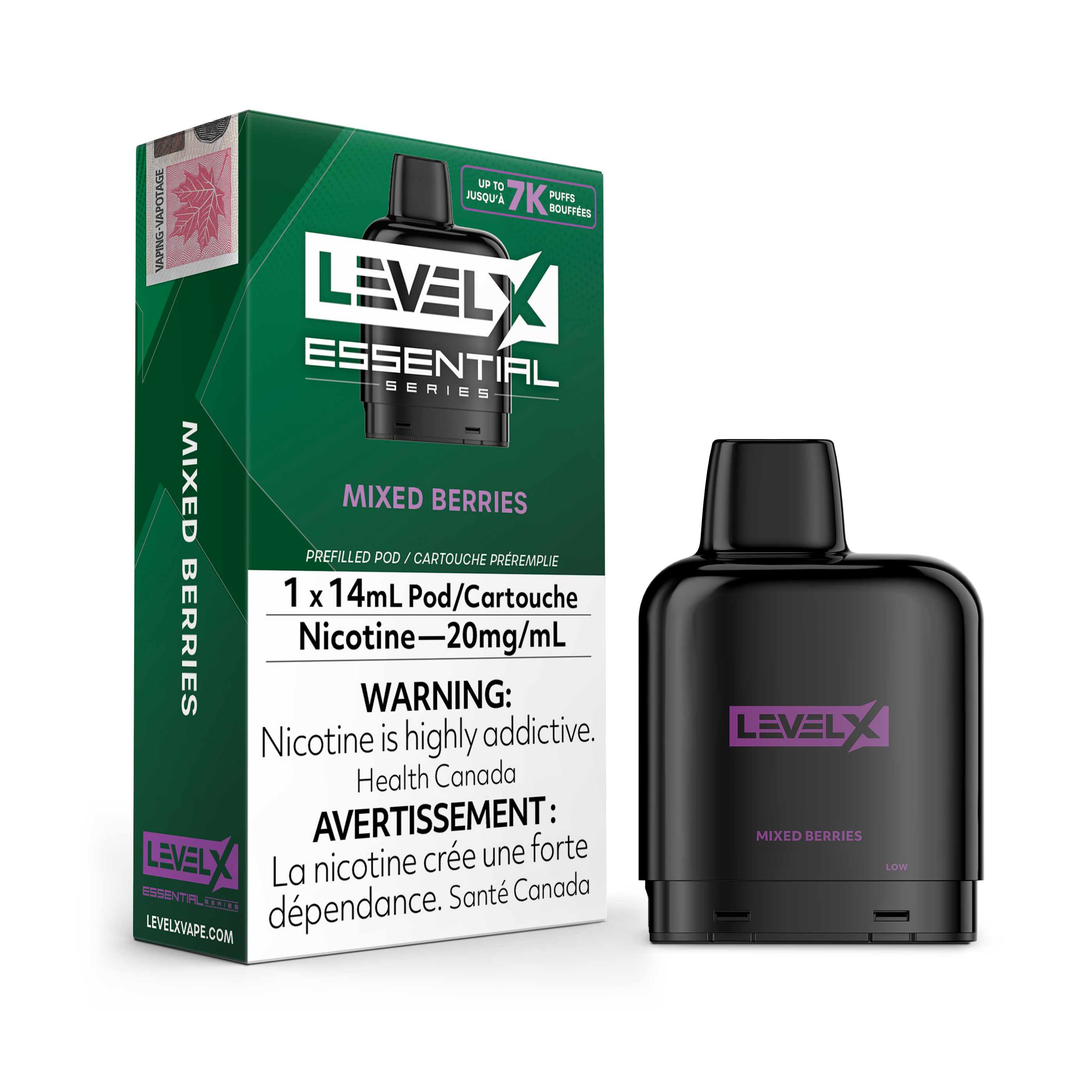 Level X - Essential Pods (7000 puffs)