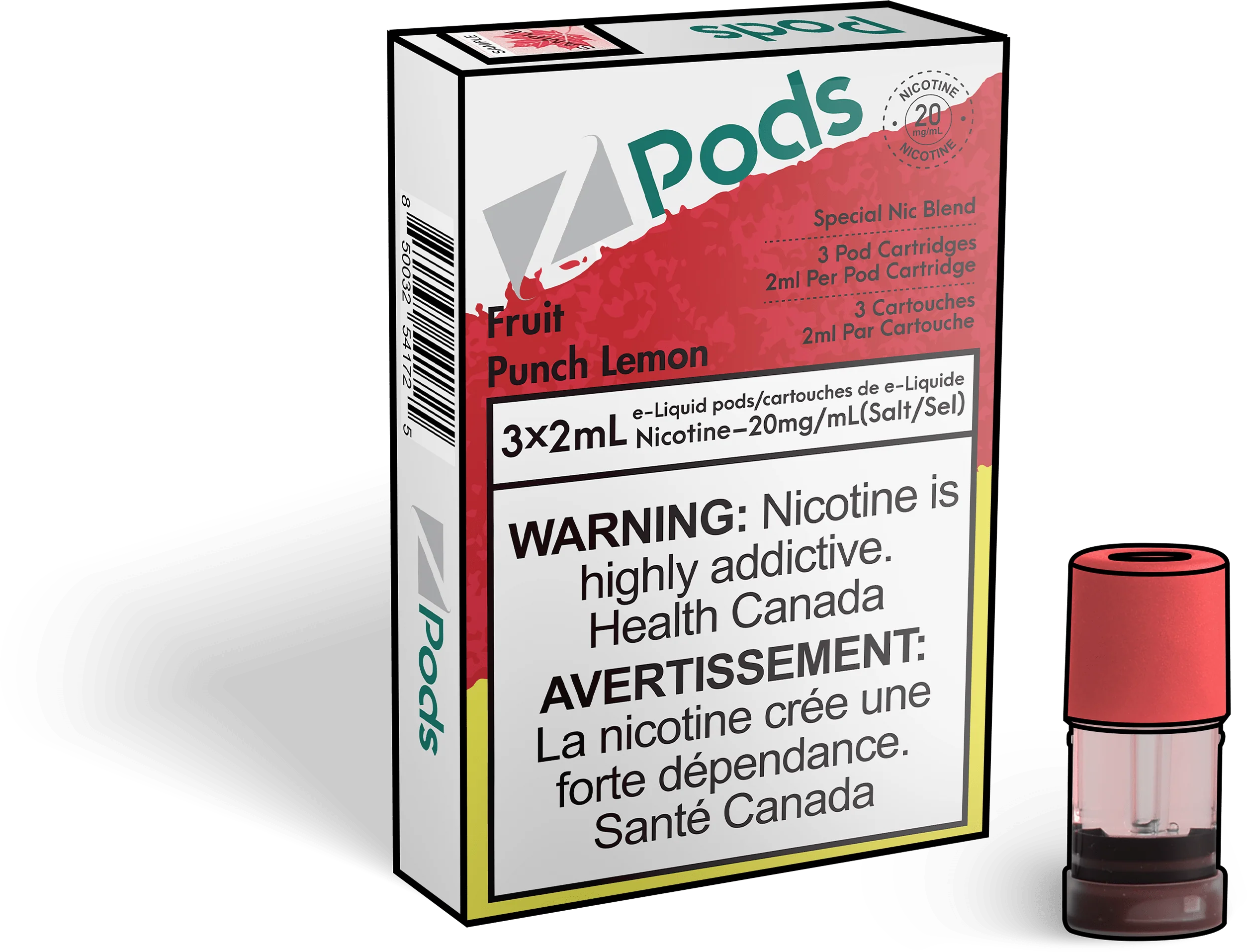 Z Pods - Fruit Nectar( Punch) Lemon (PROVINCIAL)