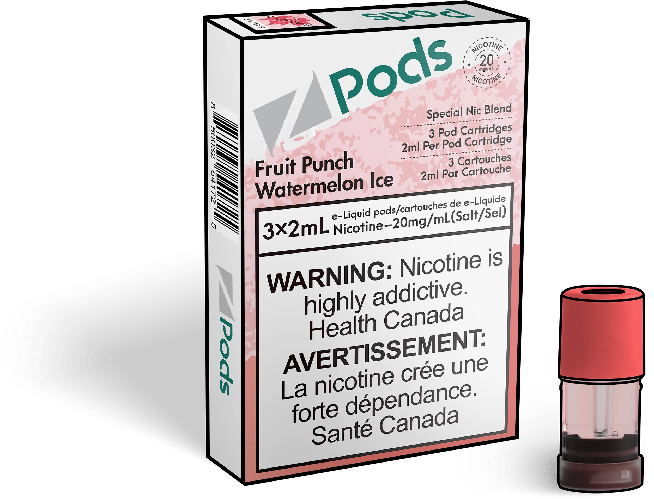 Z Pods - Punch aux fruits et glace Ă la pastĂšque (PROVINCIAL)