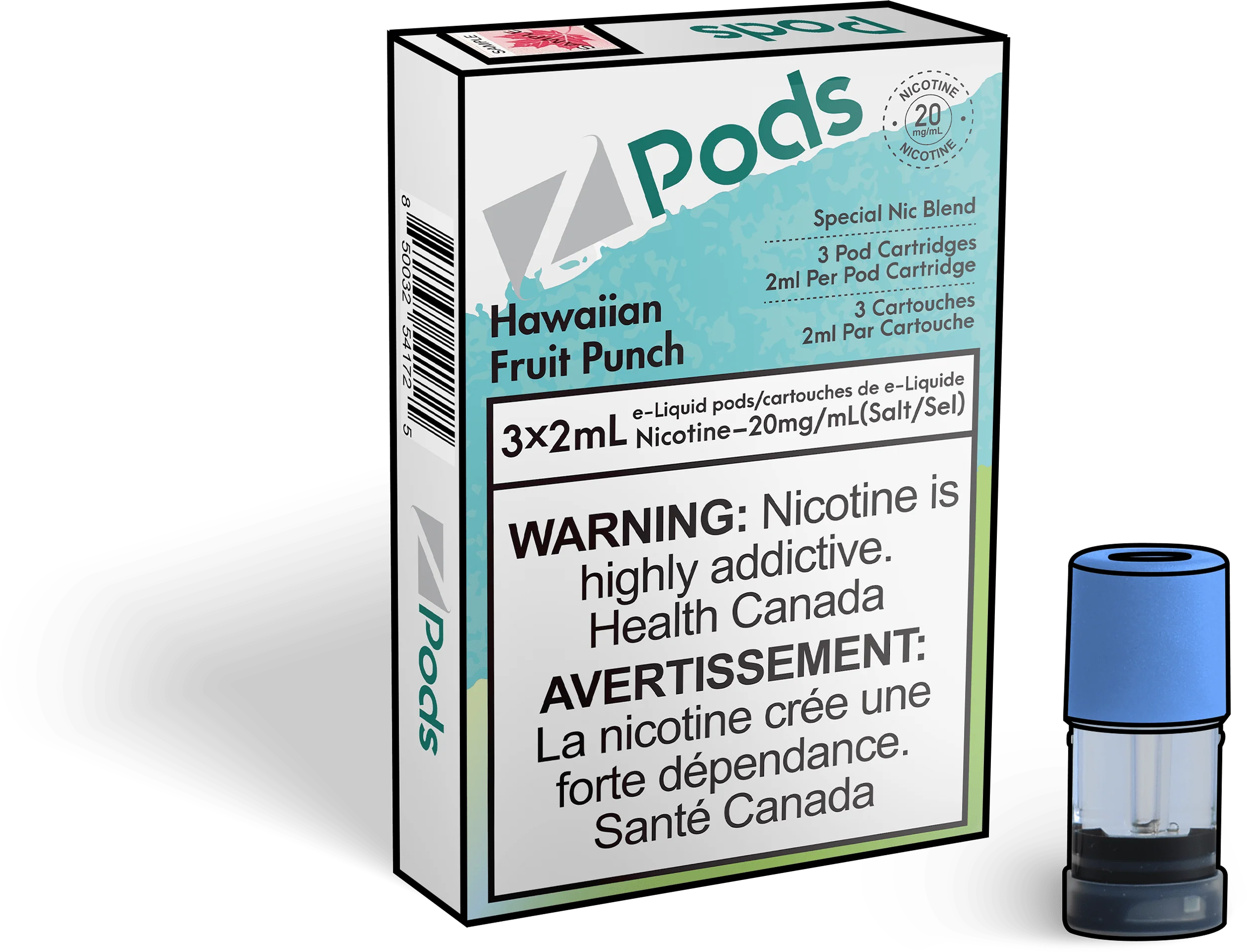 Z Pods - Punch aux fruits hawaïens/Nectar (PROVINCIAL)