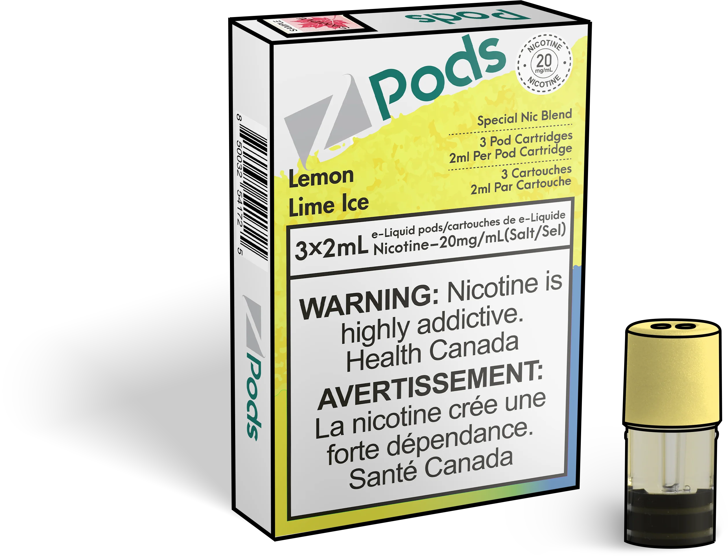 Z Pods - Glace citron-lime (PROVINCIAL)