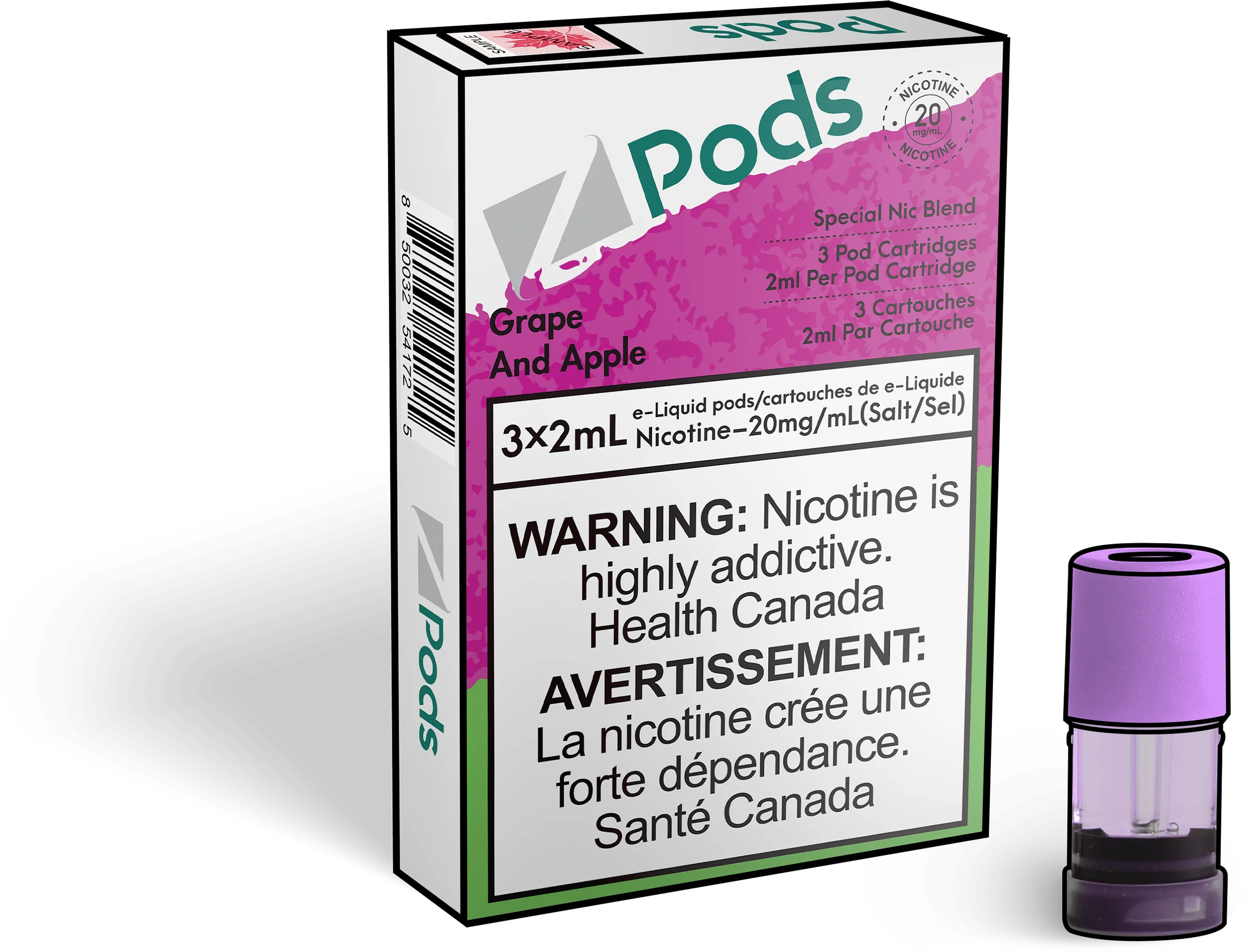 Z Pods - Raisin et pomme (PROVINCIAL)