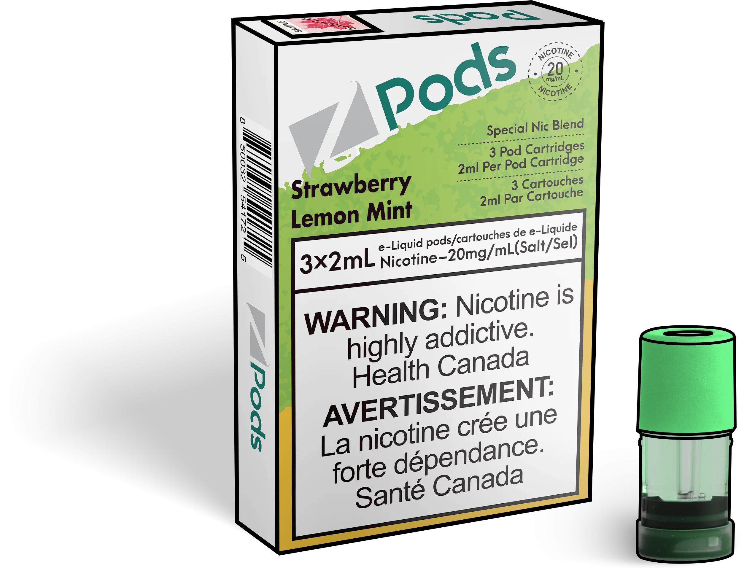 Z Pods - Fraise Citron Menthe (PROVINCIAL)