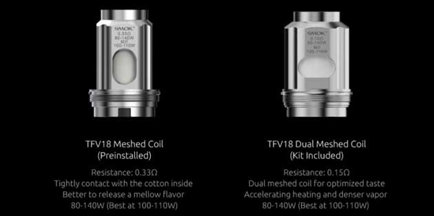 Smok - TFV18 Coils