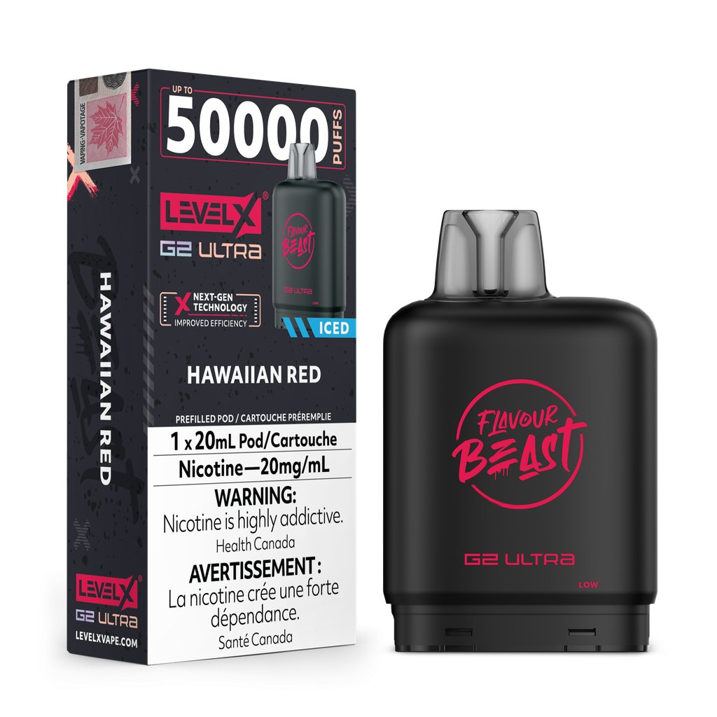 Niveau X - Ultra G2 Pods FB (50 000 bouffées) (PROVINCIAL)