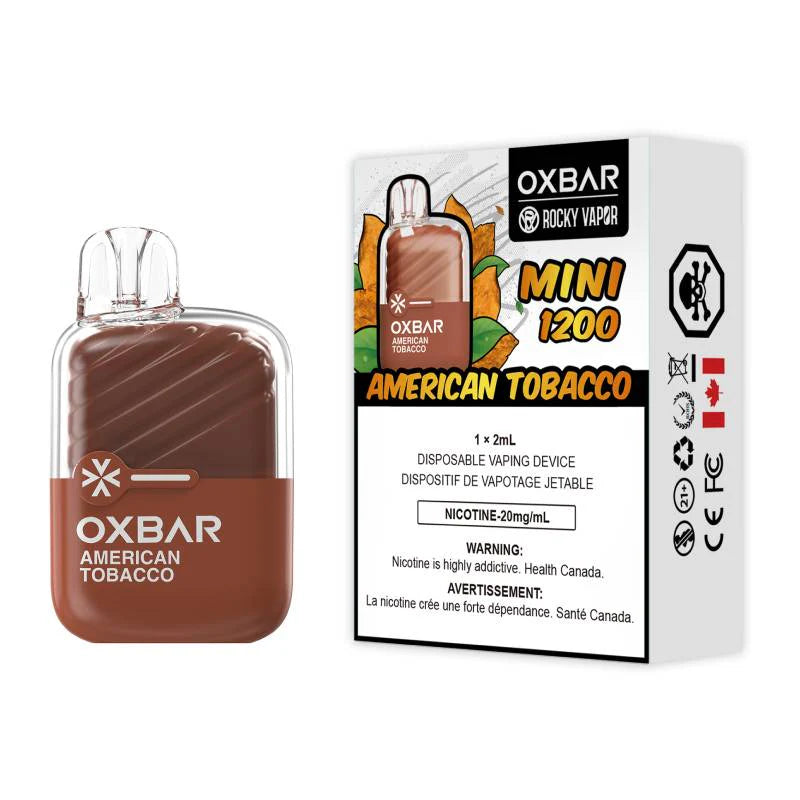 Oxbar Mini - Cigarette électronique jetable (PROVINCIALE) (1200 bouffées)