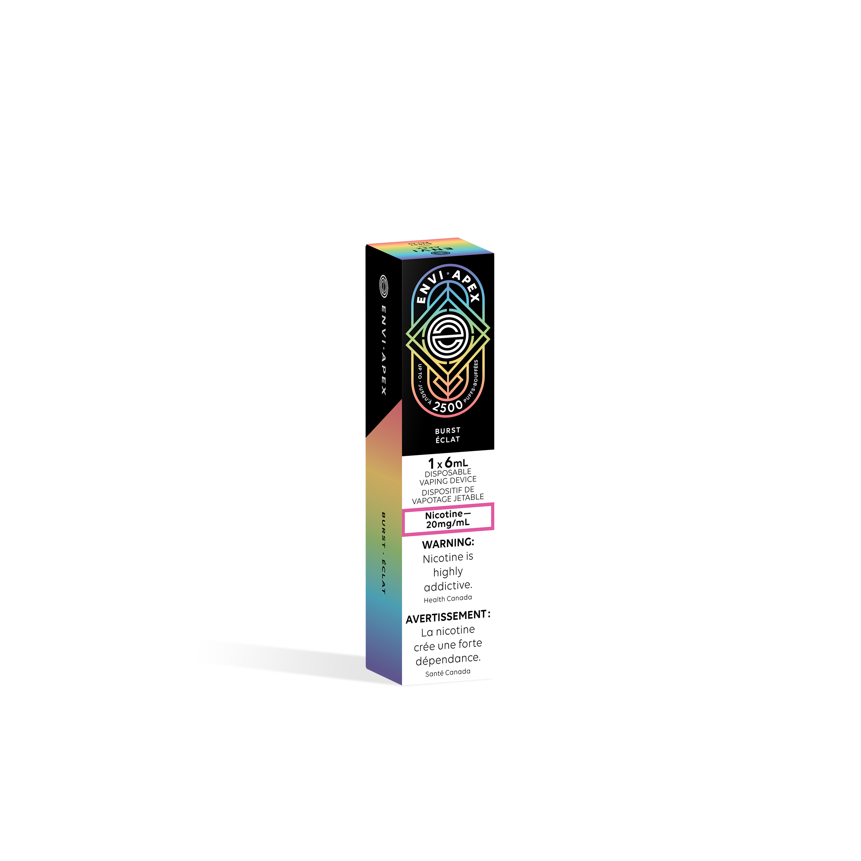 Envi Apex - Cigarette électronique jetable (PROVINCIALE) (2 500 bouffées)