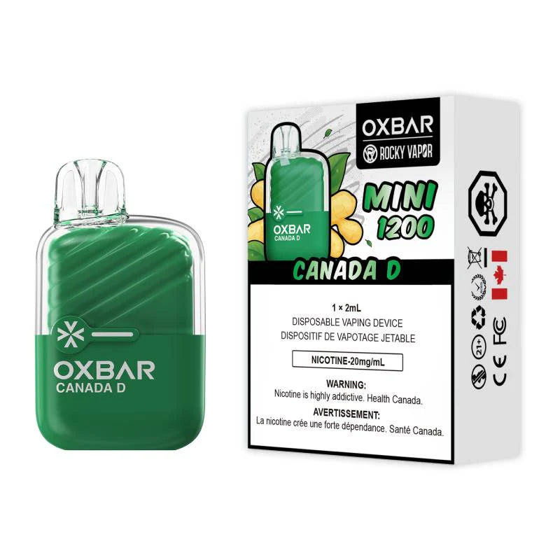 Oxbar Mini - Cigarette électronique jetable (PROVINCIALE) (1200 bouffées)