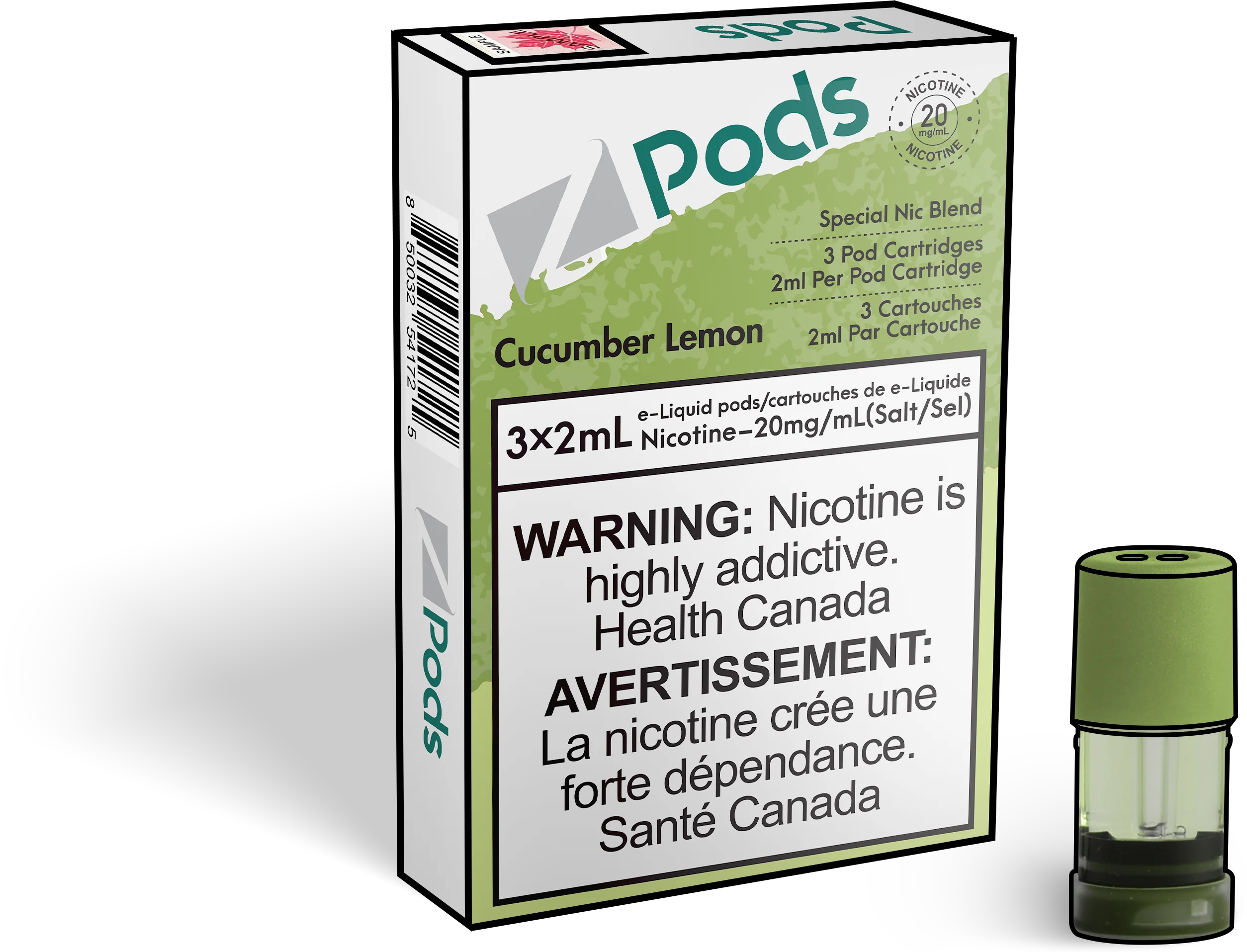 Z Pods - Cucumber Lemon (PROVINCIAL)