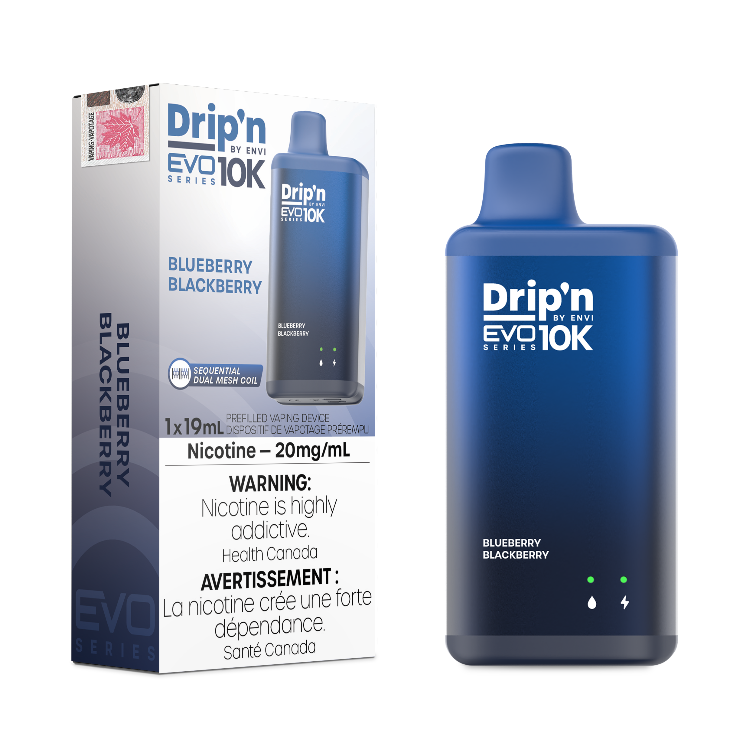 Drip'n Evo - Disposable E-Cig (PROVINCIAL) (10k Puffs)