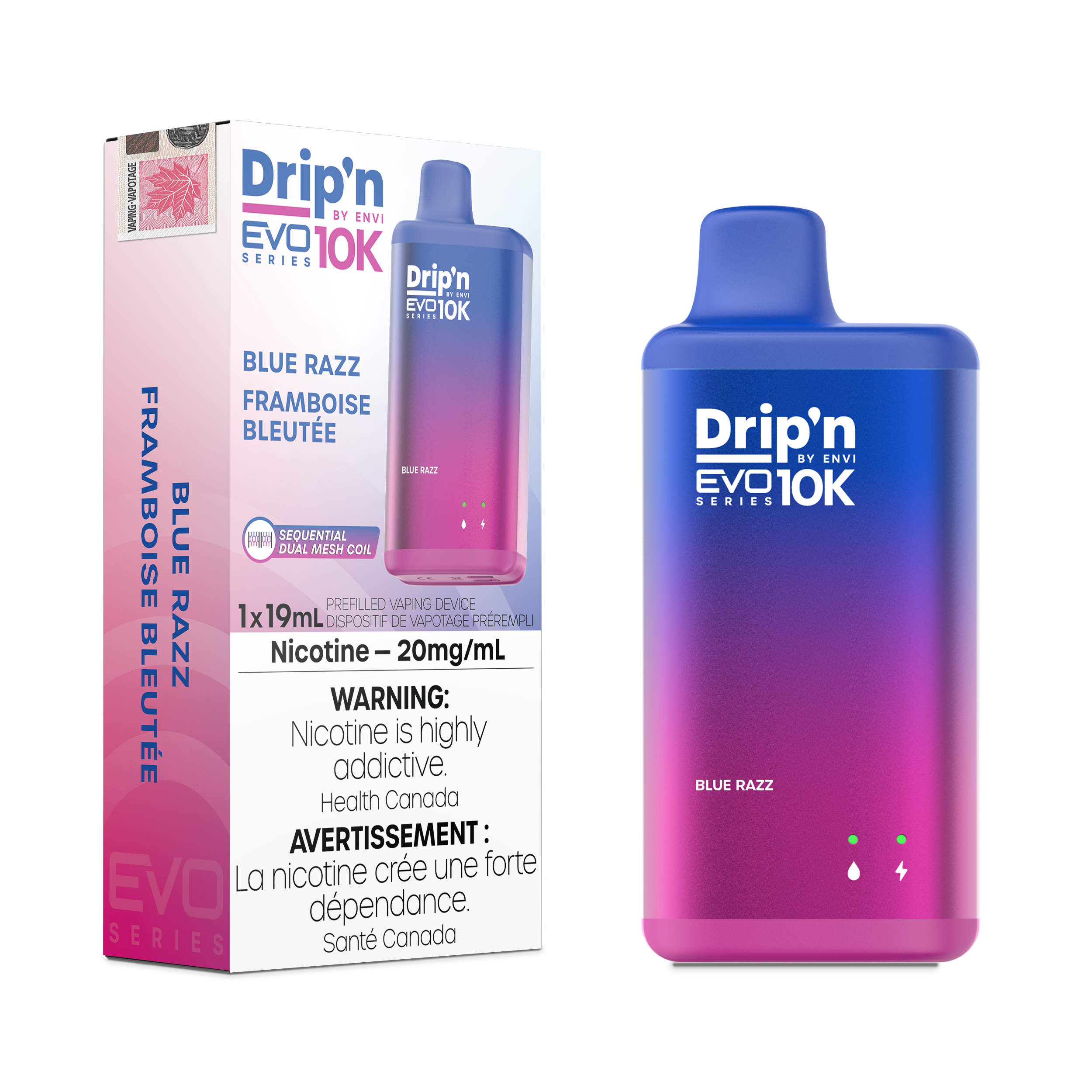 Drip'n Evo - Disposable E-Cig (PROVINCIAL) (10k Puffs)