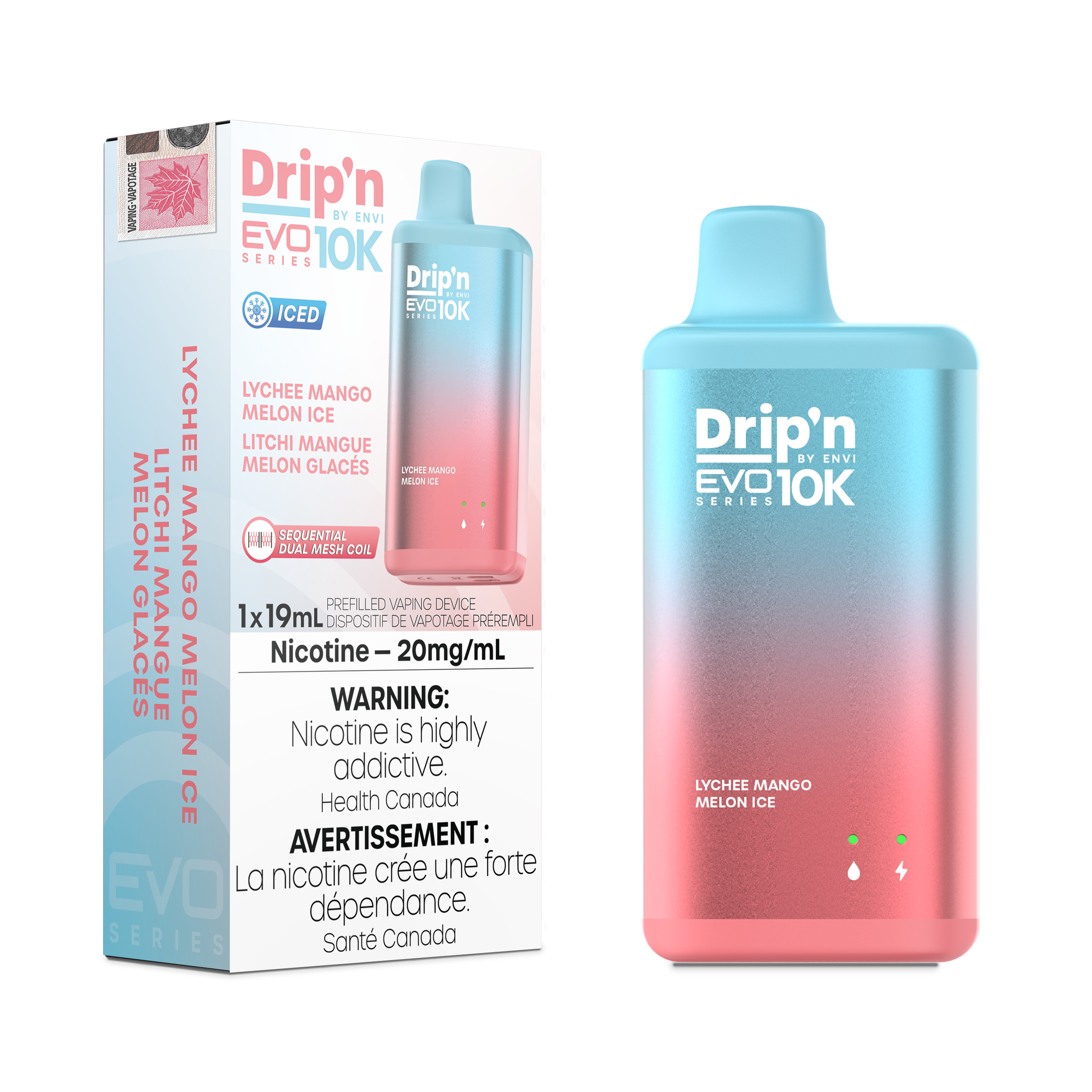 Drip'n Evo - Disposable E-Cig (PROVINCIAL) (10k Puffs)
