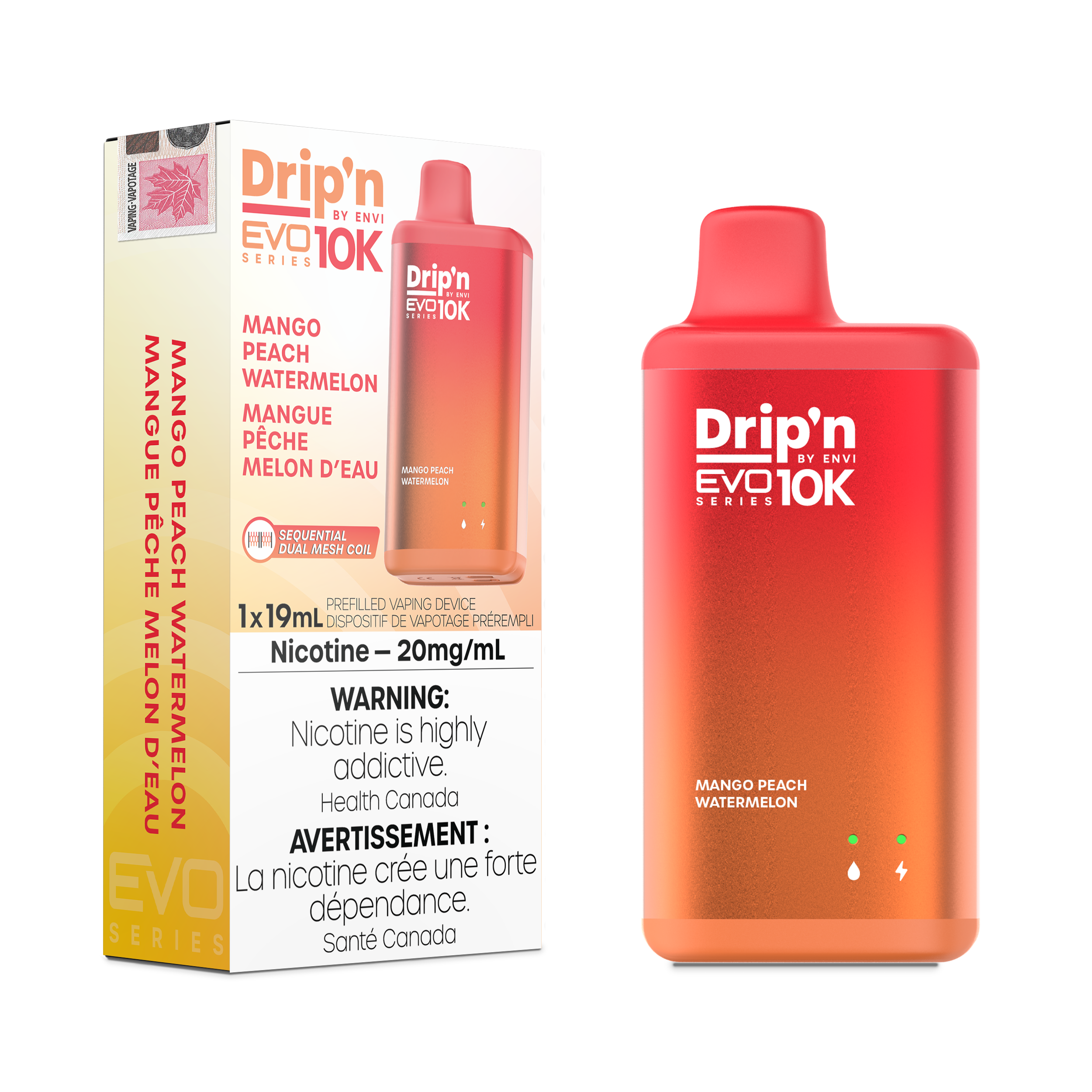Drip'n Evo - Disposable E-Cig (PROVINCIAL) (10k Puffs)