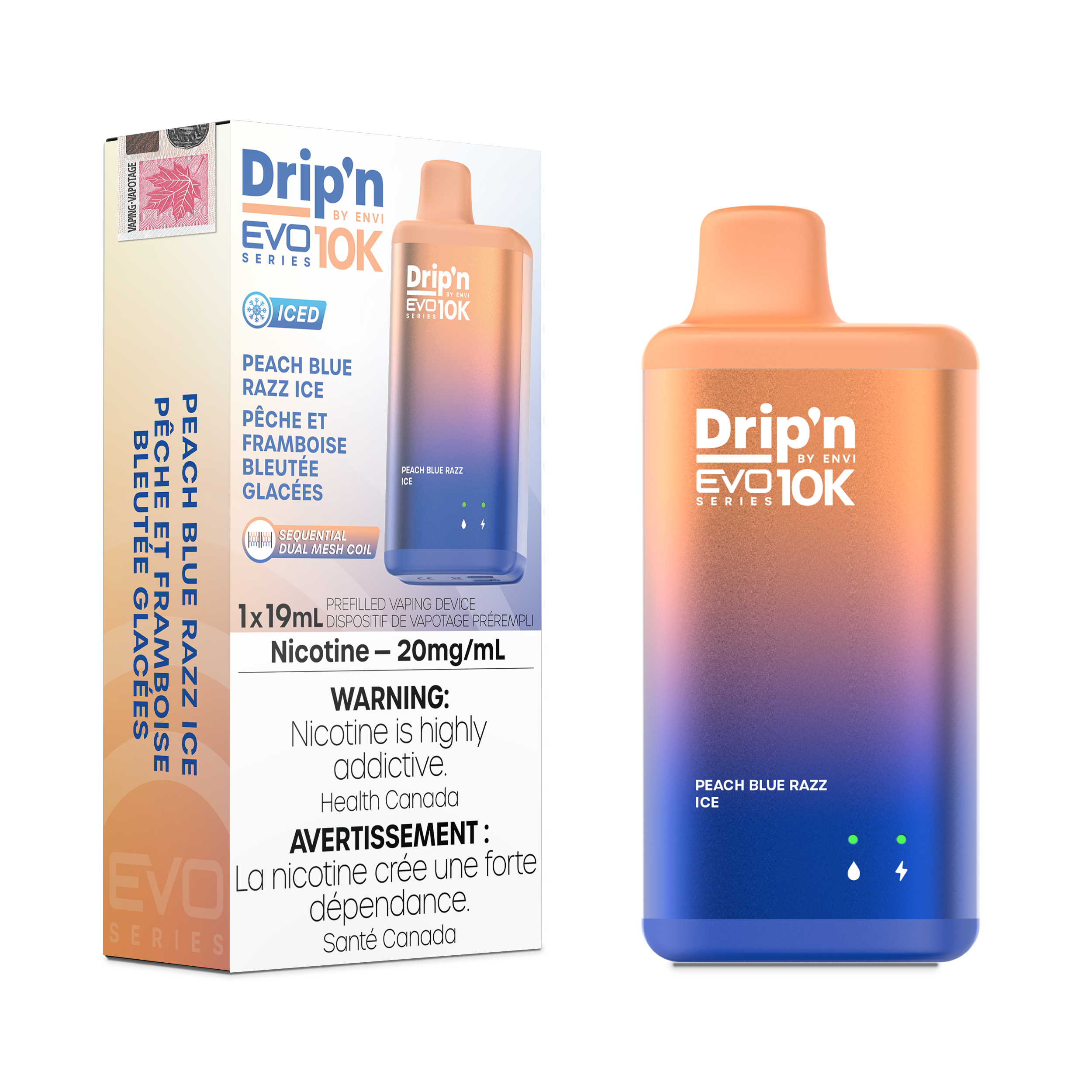 Drip'n Evo - Disposable E-Cig (PROVINCIAL) (10k Puffs)