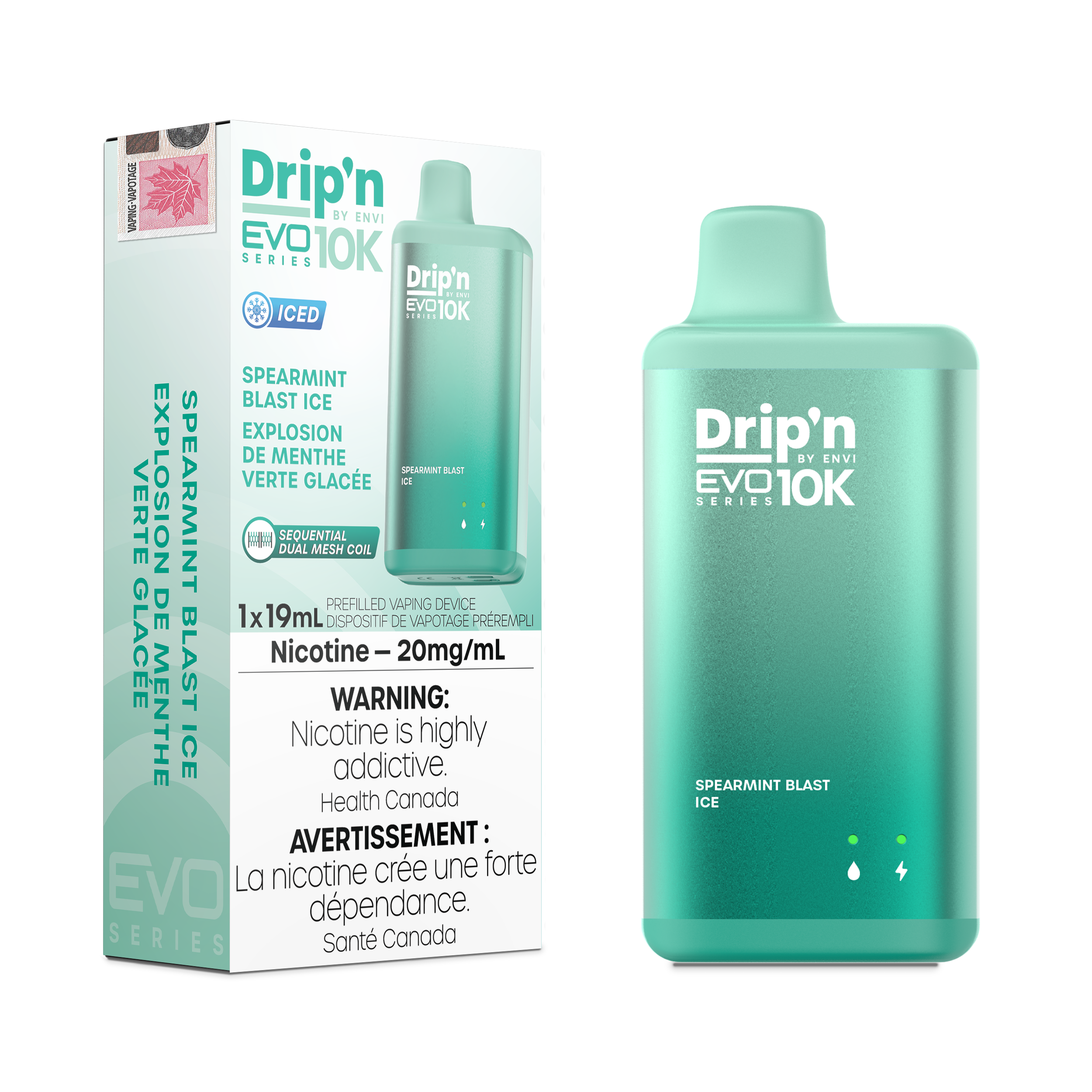 Drip'n Evo - Disposable E-Cig (PROVINCIAL) (10k Puffs)