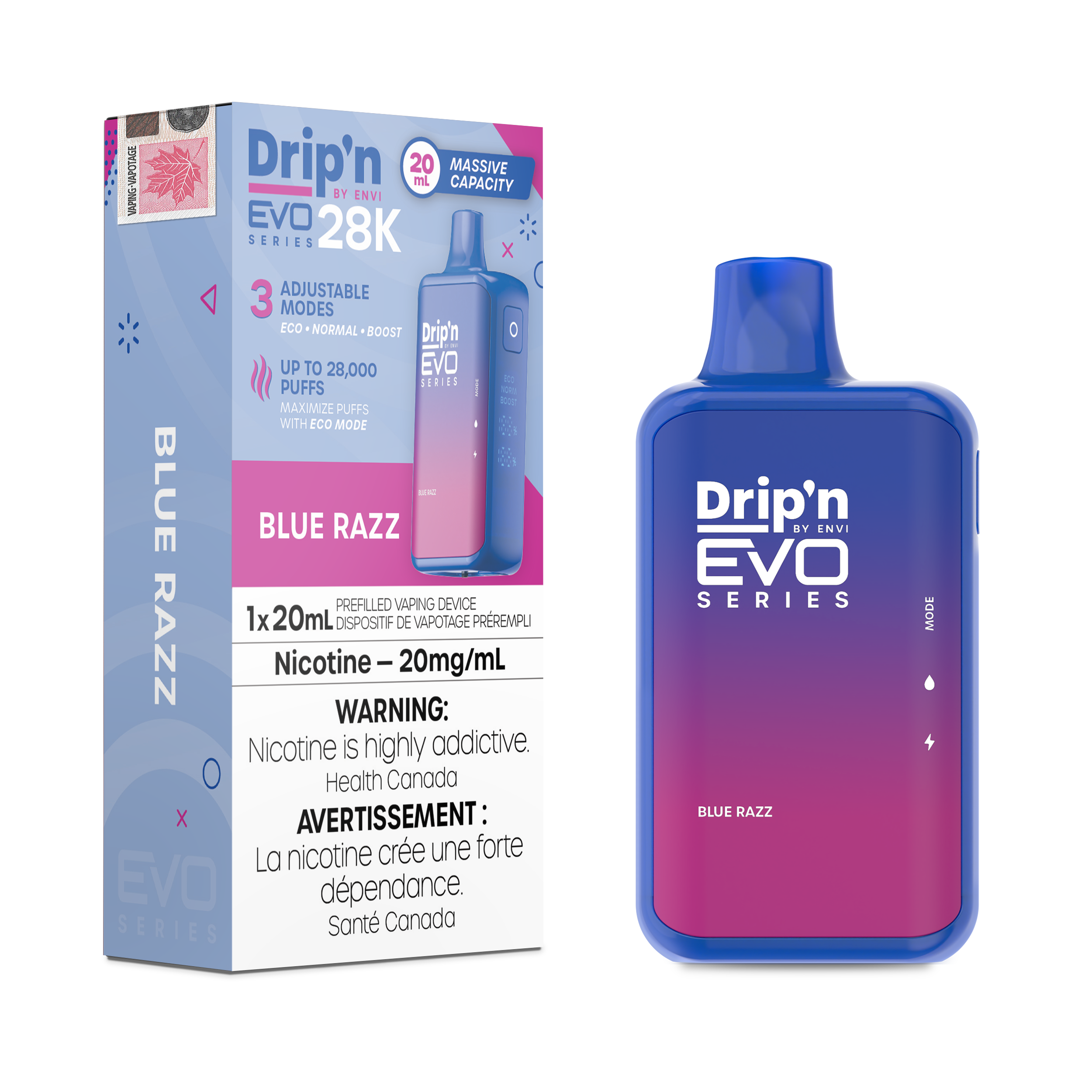 Drip'n Evo - Disposable E-Cig (PROVINCIAL) (28k Puffs)