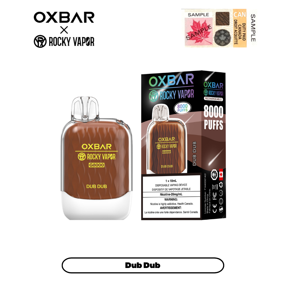 Oxbar G8000 - Disposable E-Cig (8000 Puffs)