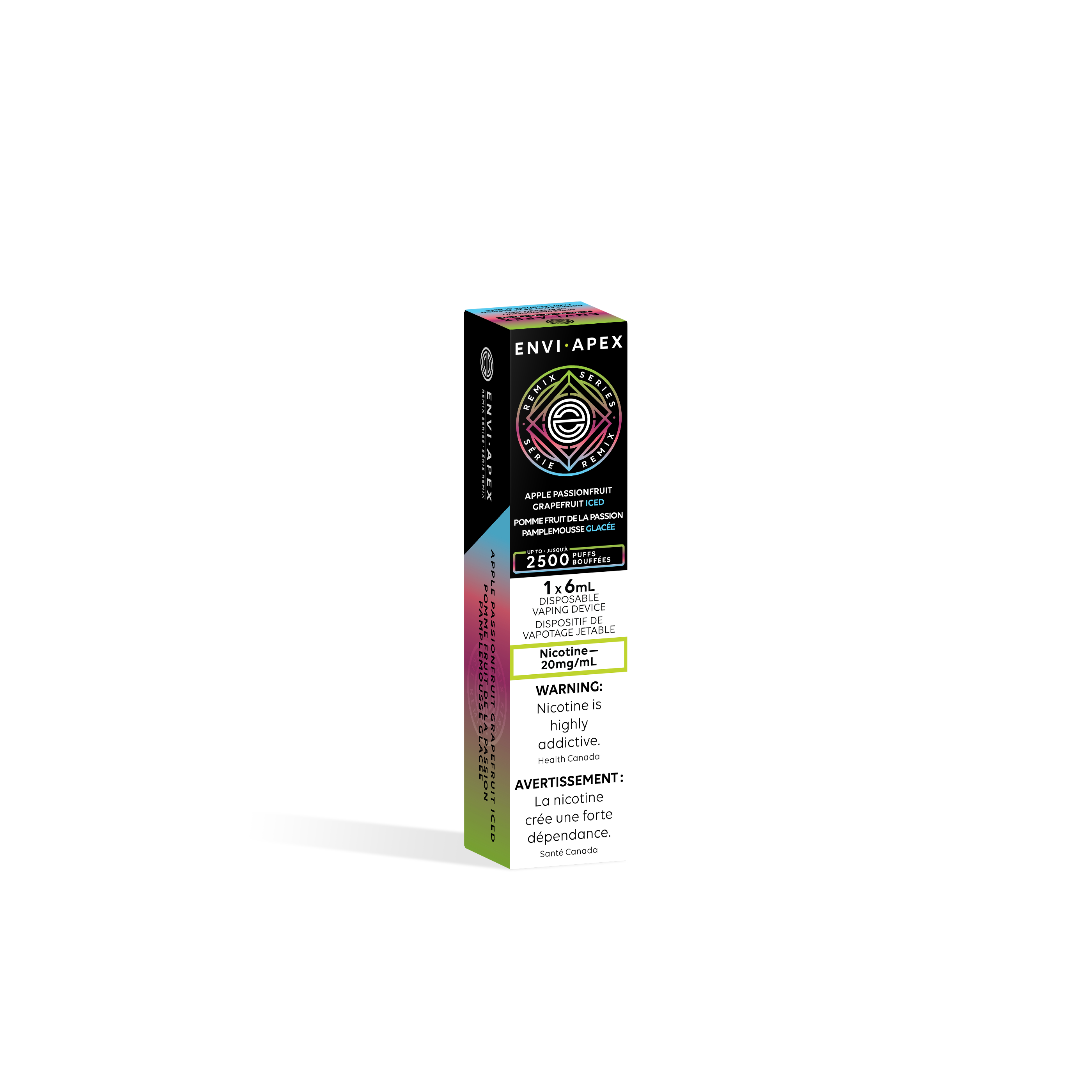 Envi Apex - Cigarette électronique jetable (PROVINCIALE) (2 500 bouffées)