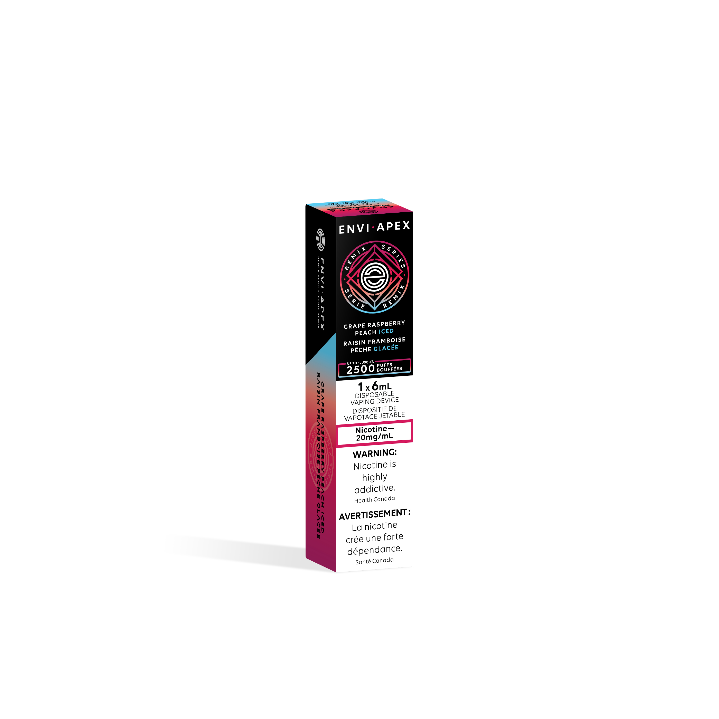 Envi Apex - Cigarette électronique jetable (PROVINCIALE) (2 500 bouffées)