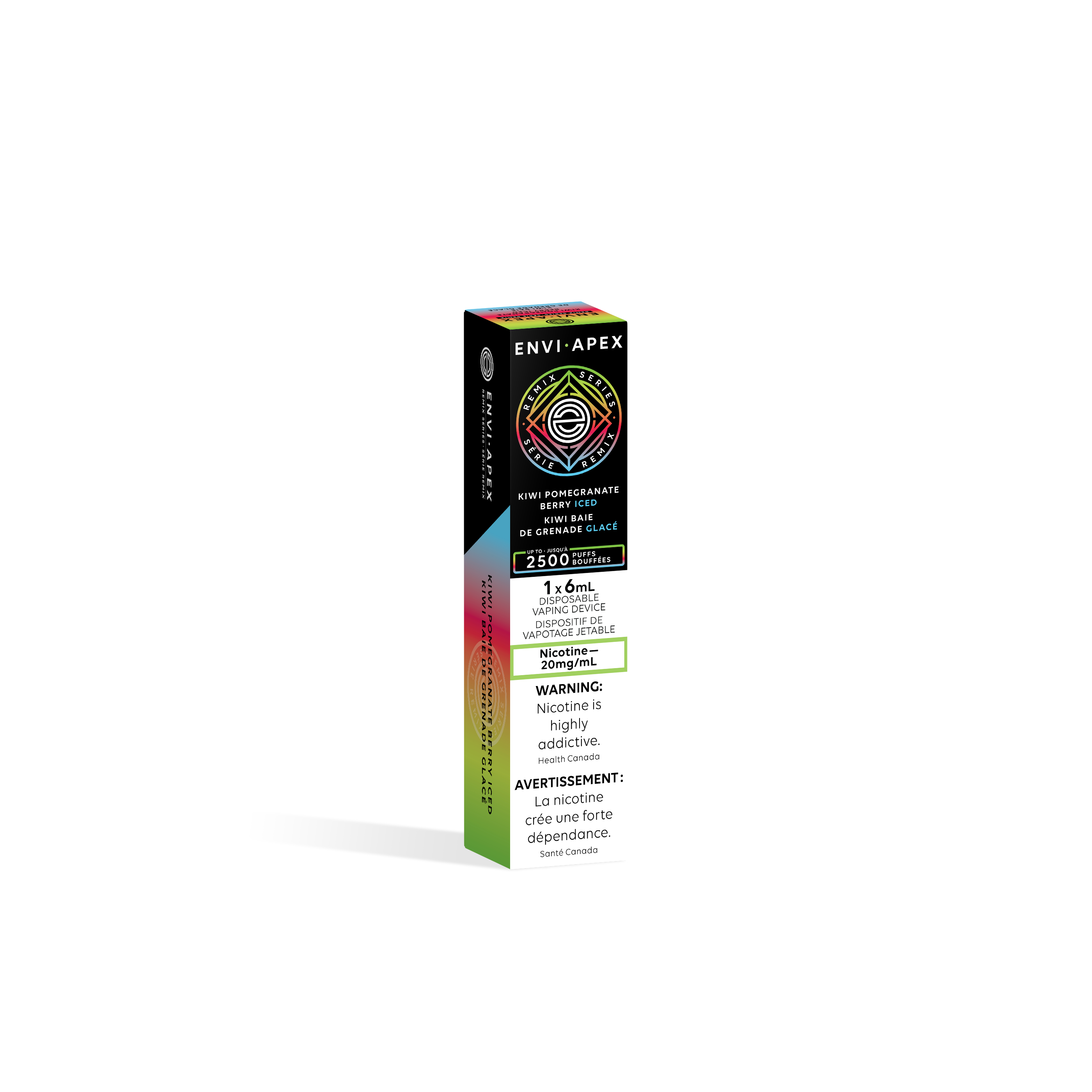 Envi Apex - Cigarette électronique jetable (PROVINCIALE) (2 500 bouffées)
