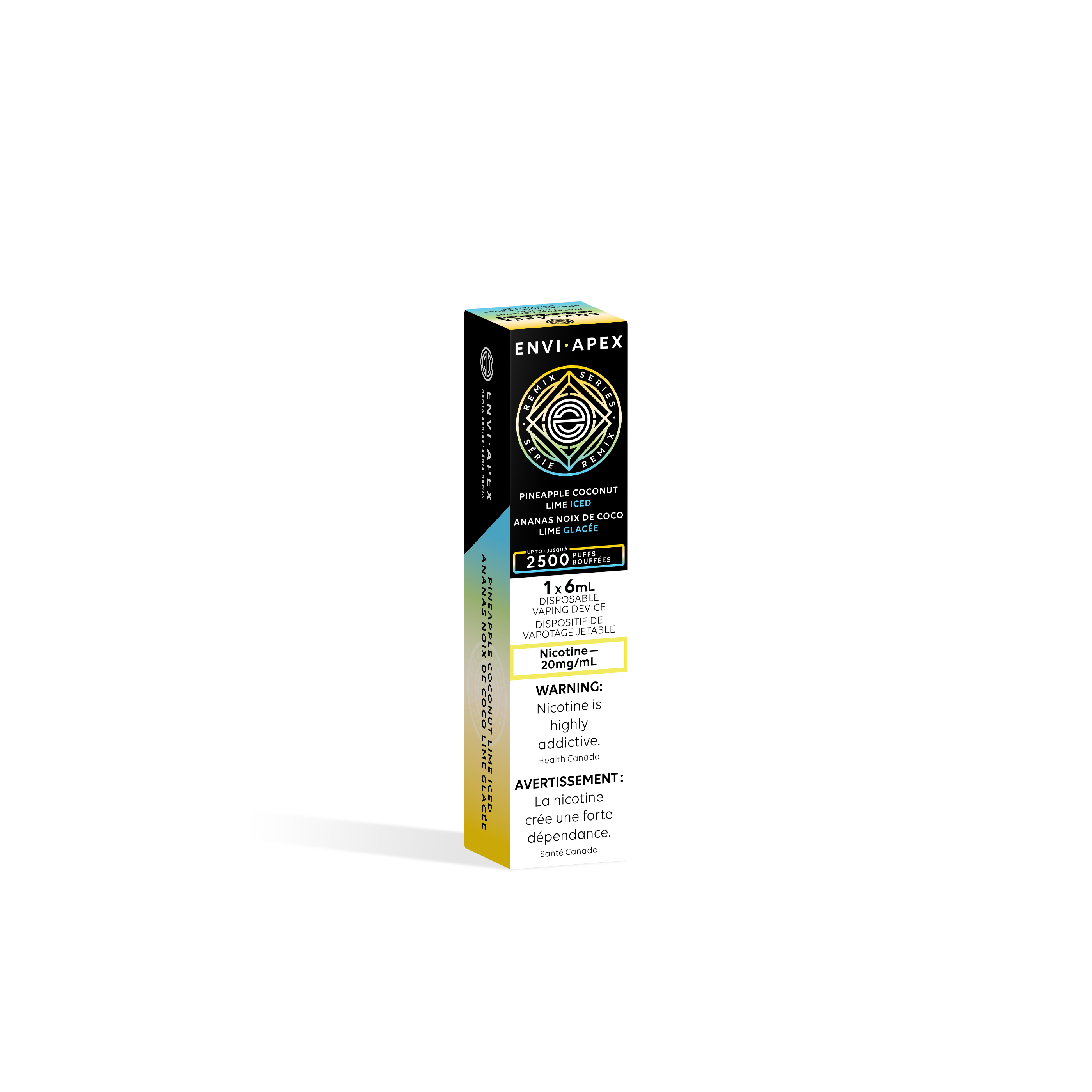 Envi Apex - Cigarette électronique jetable (PROVINCIALE) (2 500 bouffées)