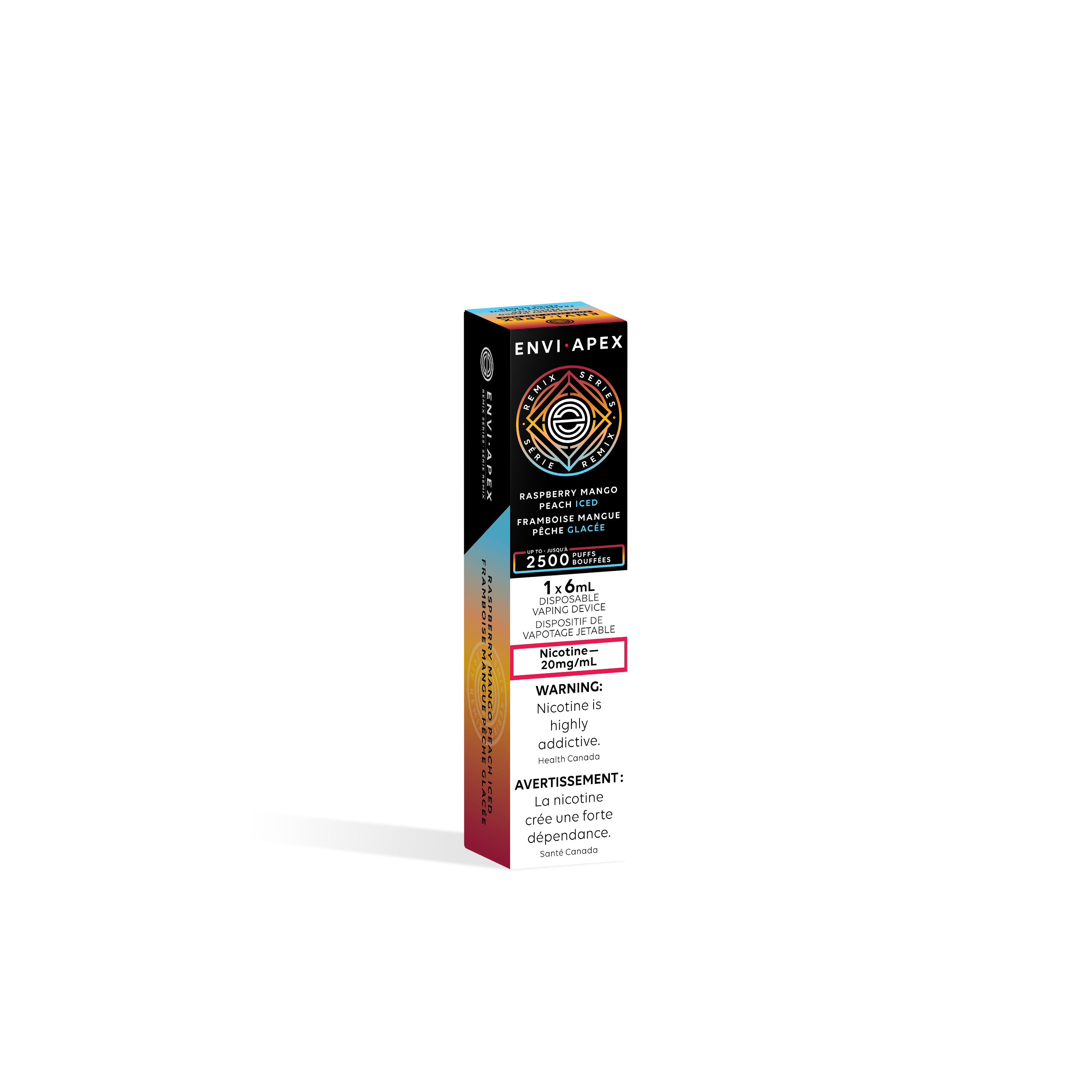 Envi Apex - Cigarette électronique jetable (PROVINCIALE) (2 500 bouffées)