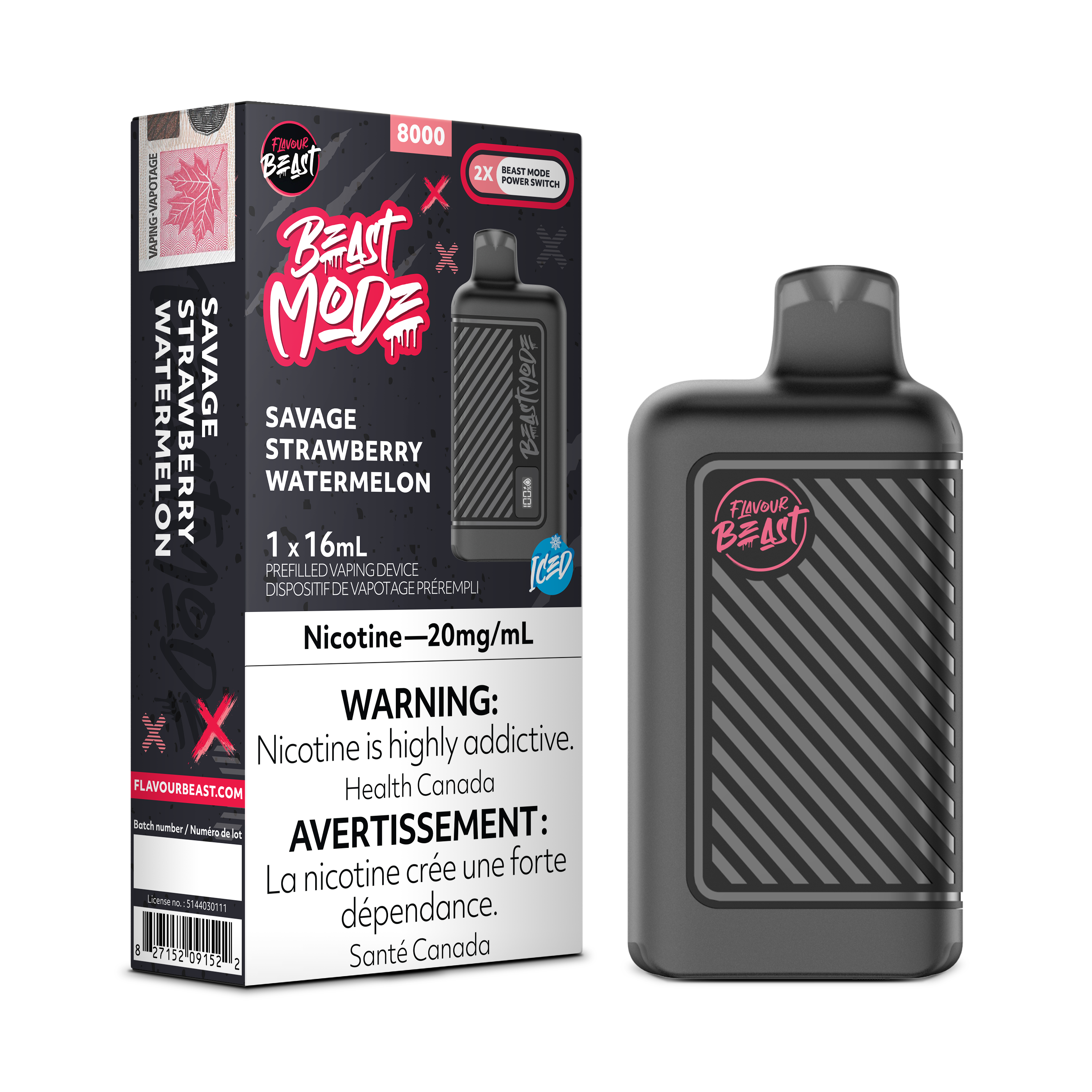 Flavour Beast Mode - Disposable E-Cig (8000 Puffs)