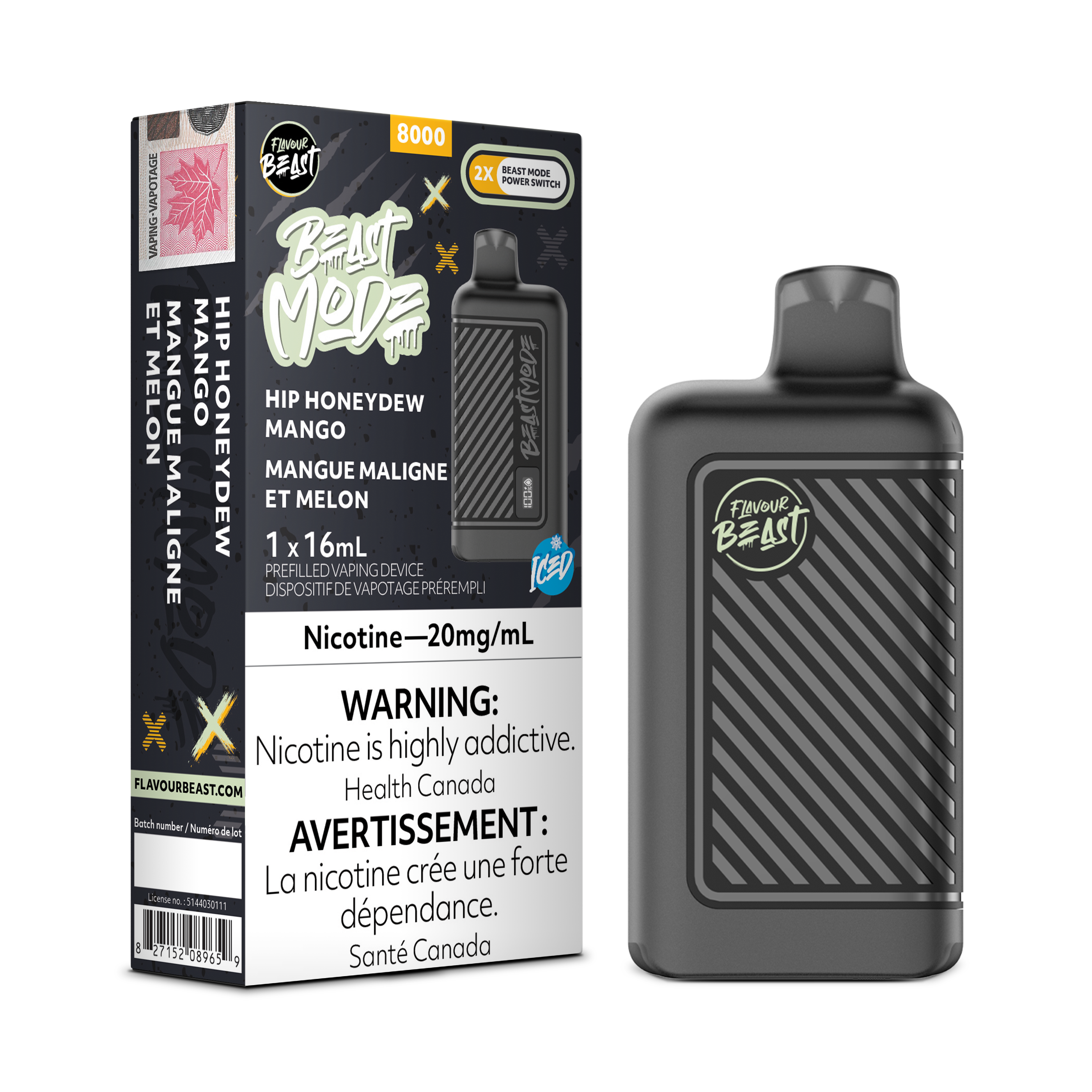 Flavour Beast Mode - Disposable E-Cig (8000 Puffs)