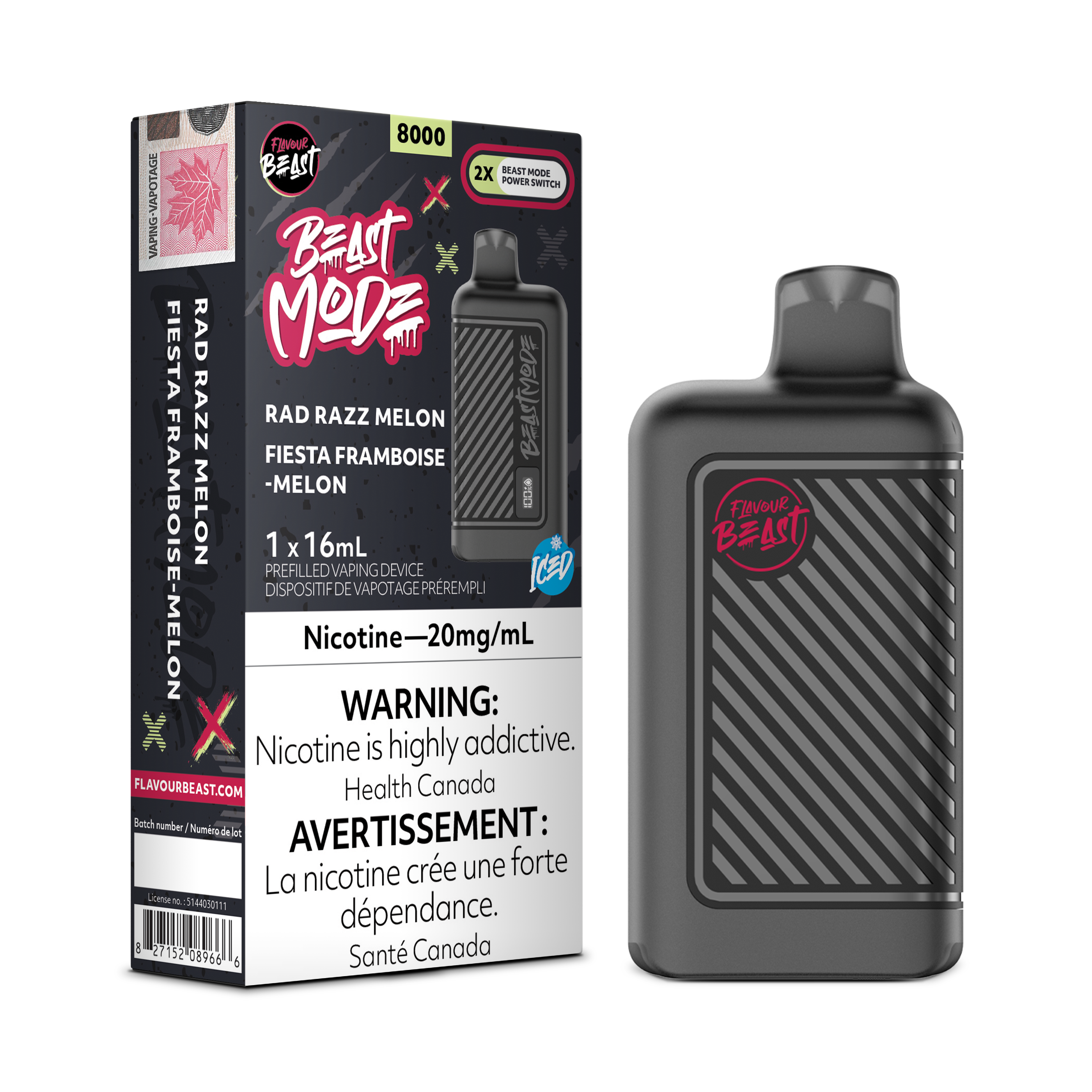 Flavour Beast Mode - Disposable E-Cig (8000 Puffs)