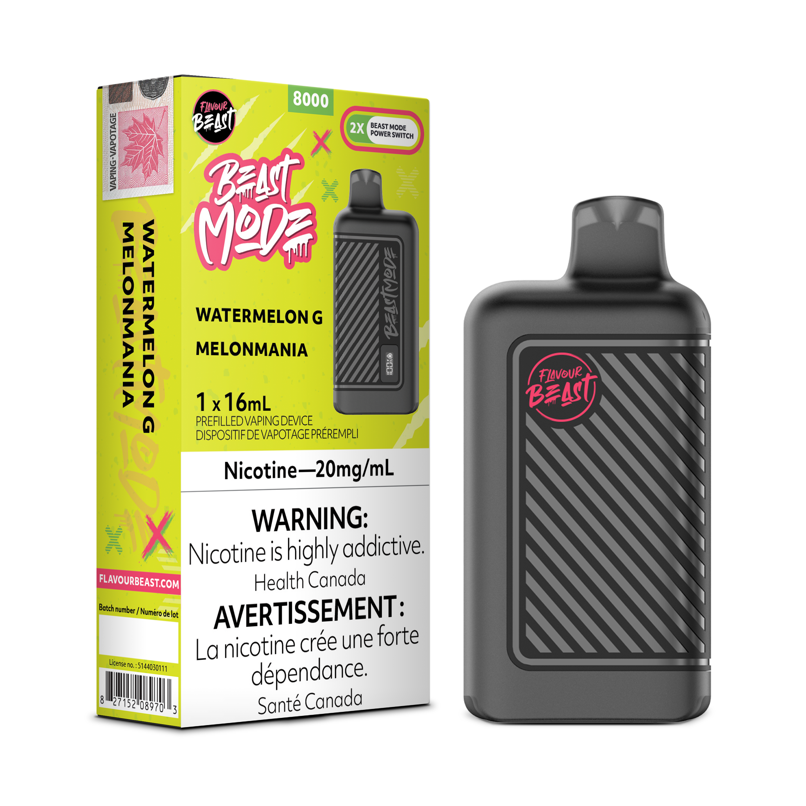 Flavour Beast Mode - Disposable E-Cig (8000 Puffs)