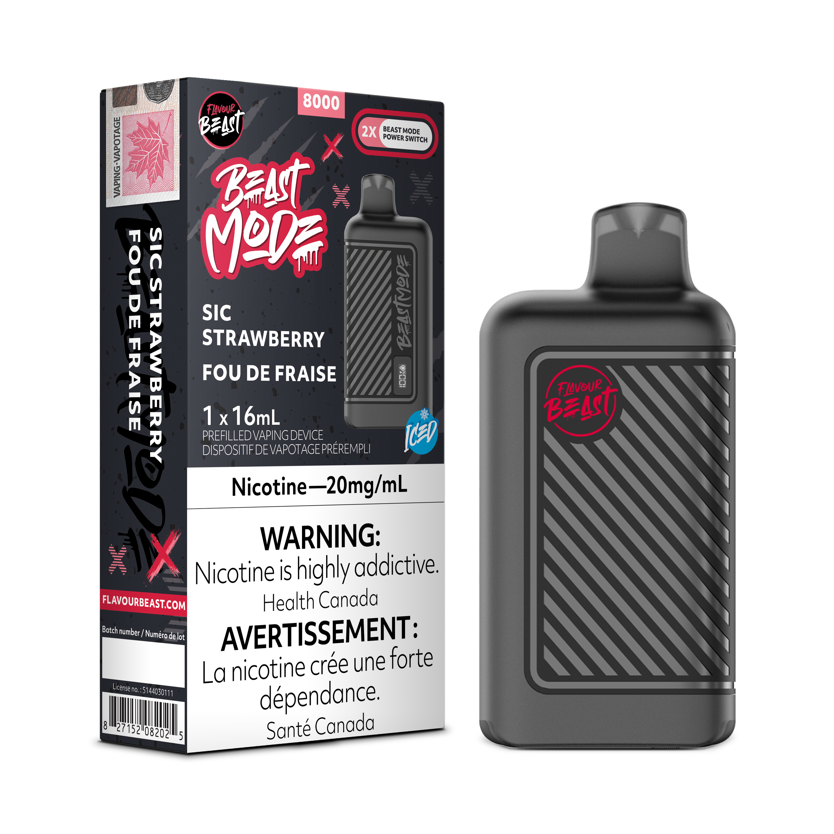 Flavour Beast Mode - Disposable E-Cig (8000 Puffs)