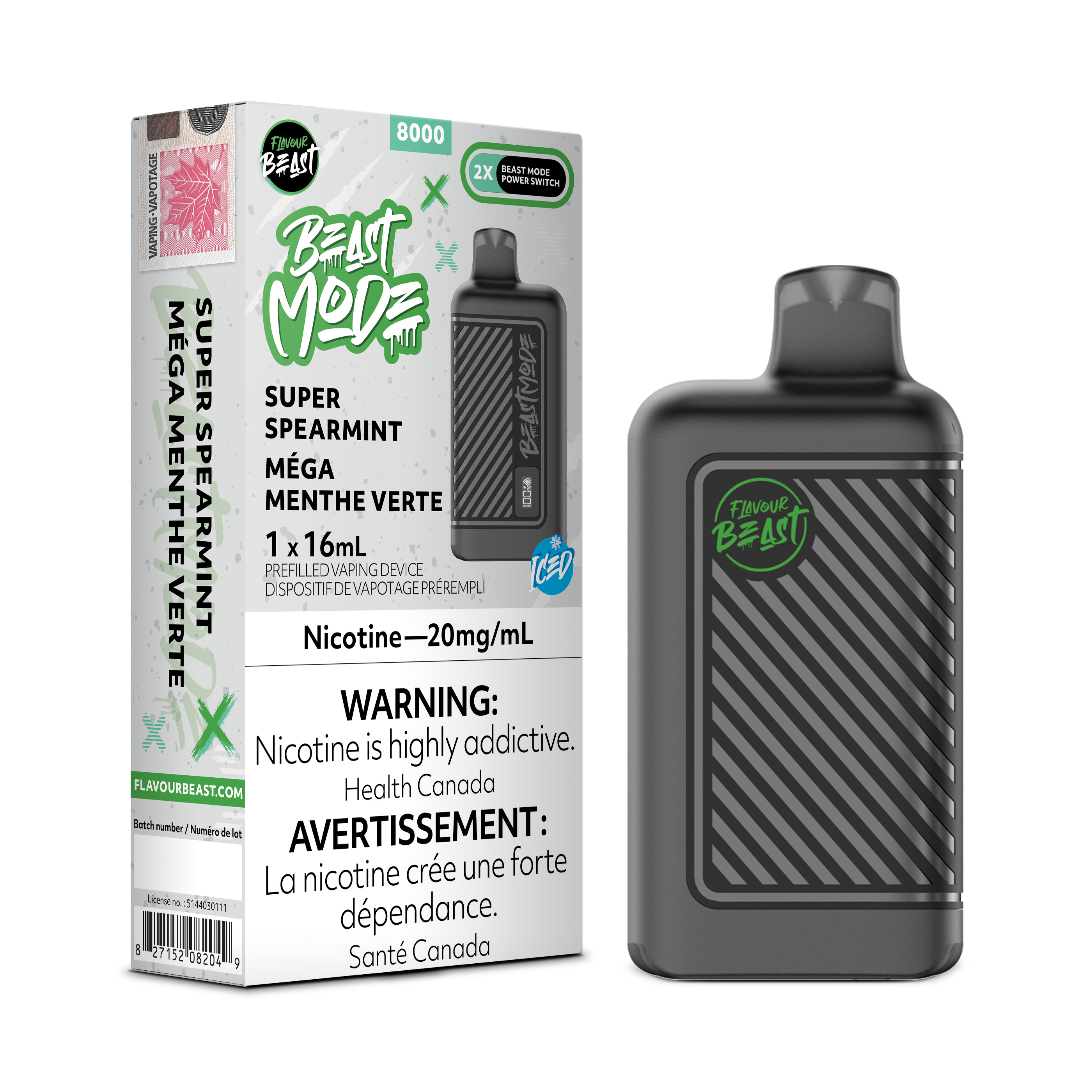 Flavour Beast Mode - Disposable E-Cig (8000 Puffs)