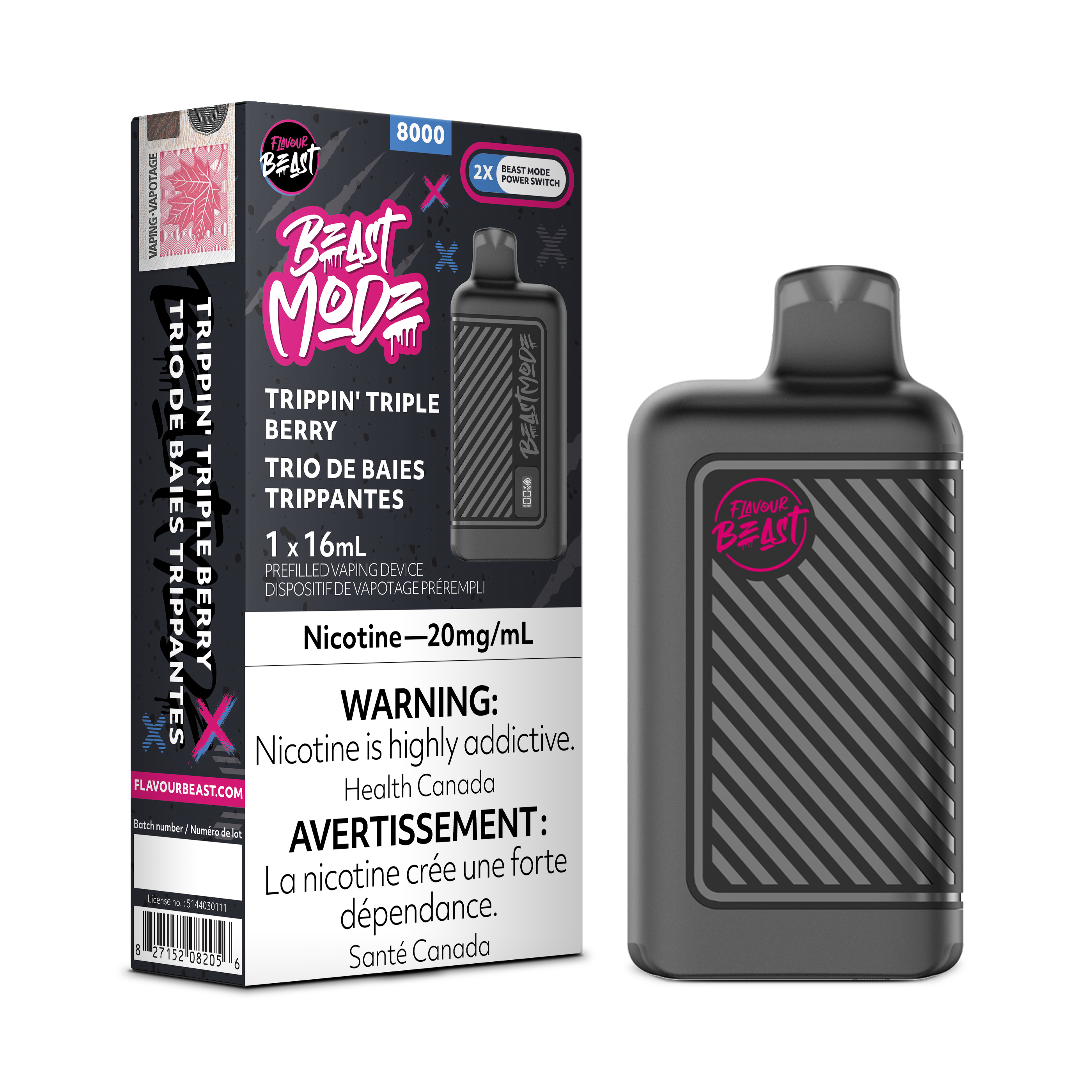 Flavour Beast Mode - Disposable E-Cig (8000 Puffs)