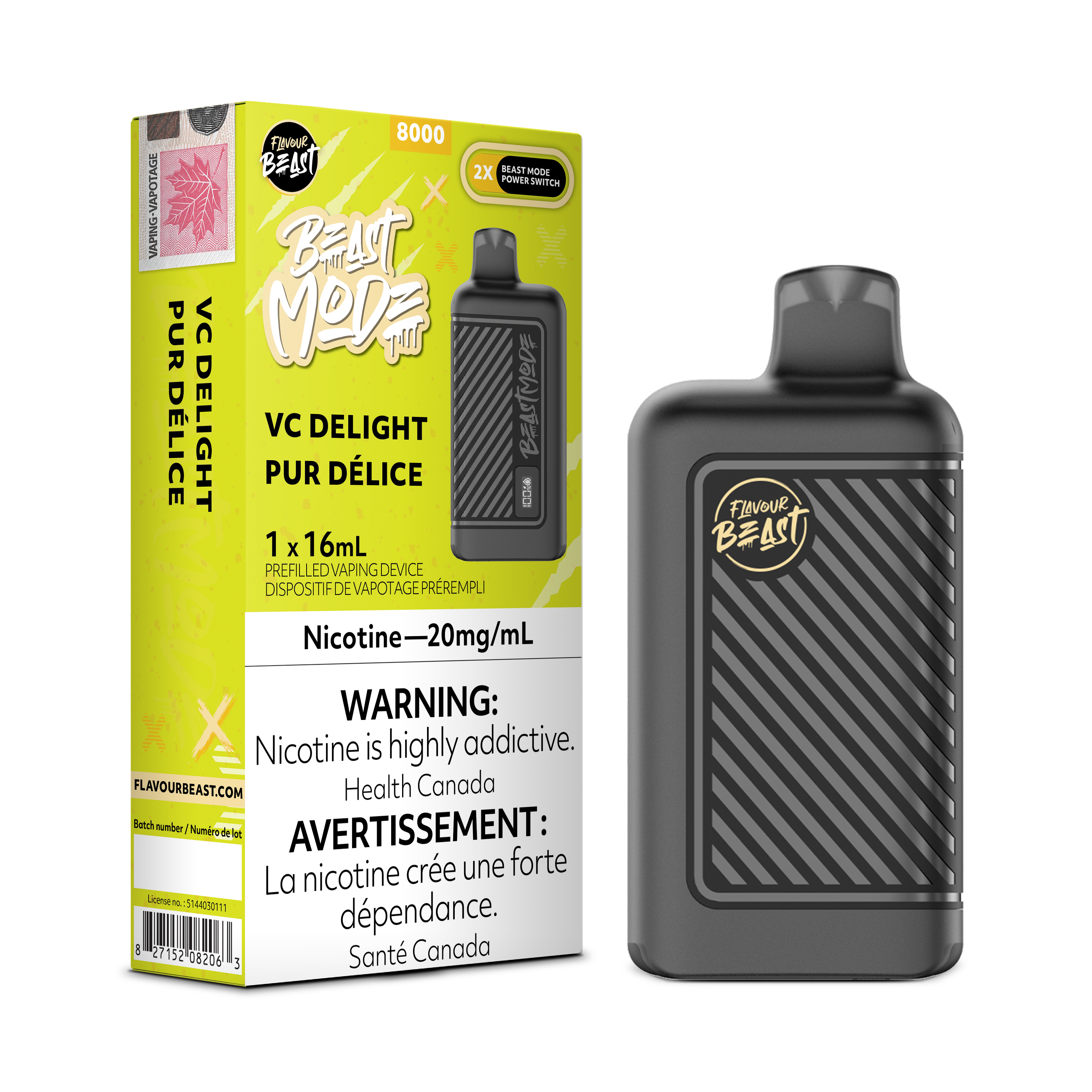 Flavour Beast Mode - Disposable E-Cig (8000 Puffs)