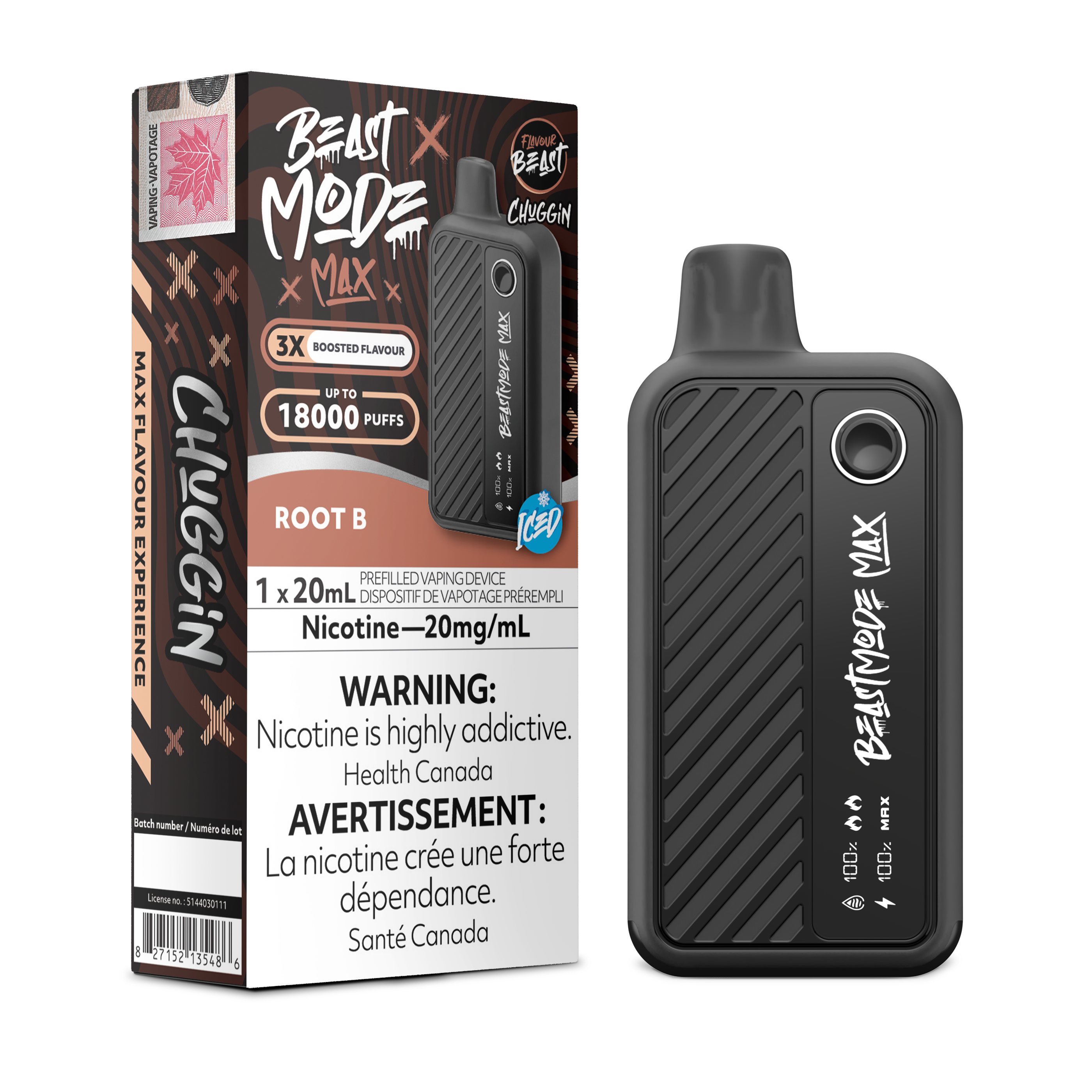 Flavour Beast Mode Max - Disposable E-Cig (PROVINCIAL) (18k Puffs)