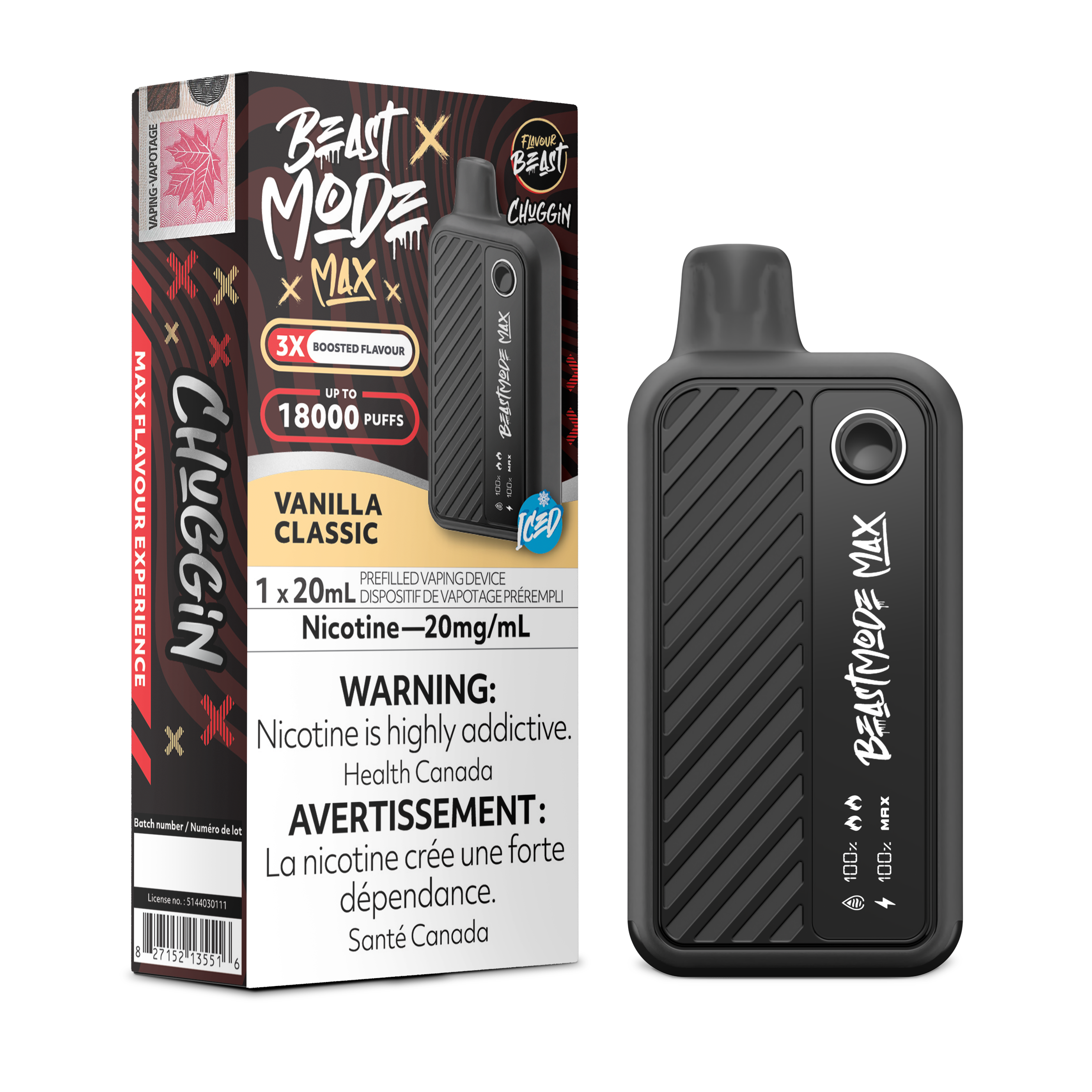 Flavour Beast Mode Max - Disposable E-Cig (PROVINCIAL) (18k Puffs)