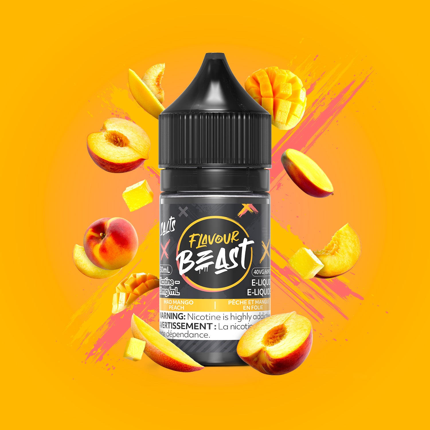 Flavour Beast Salt - Mad Mango Peach (PROVINCIAL)