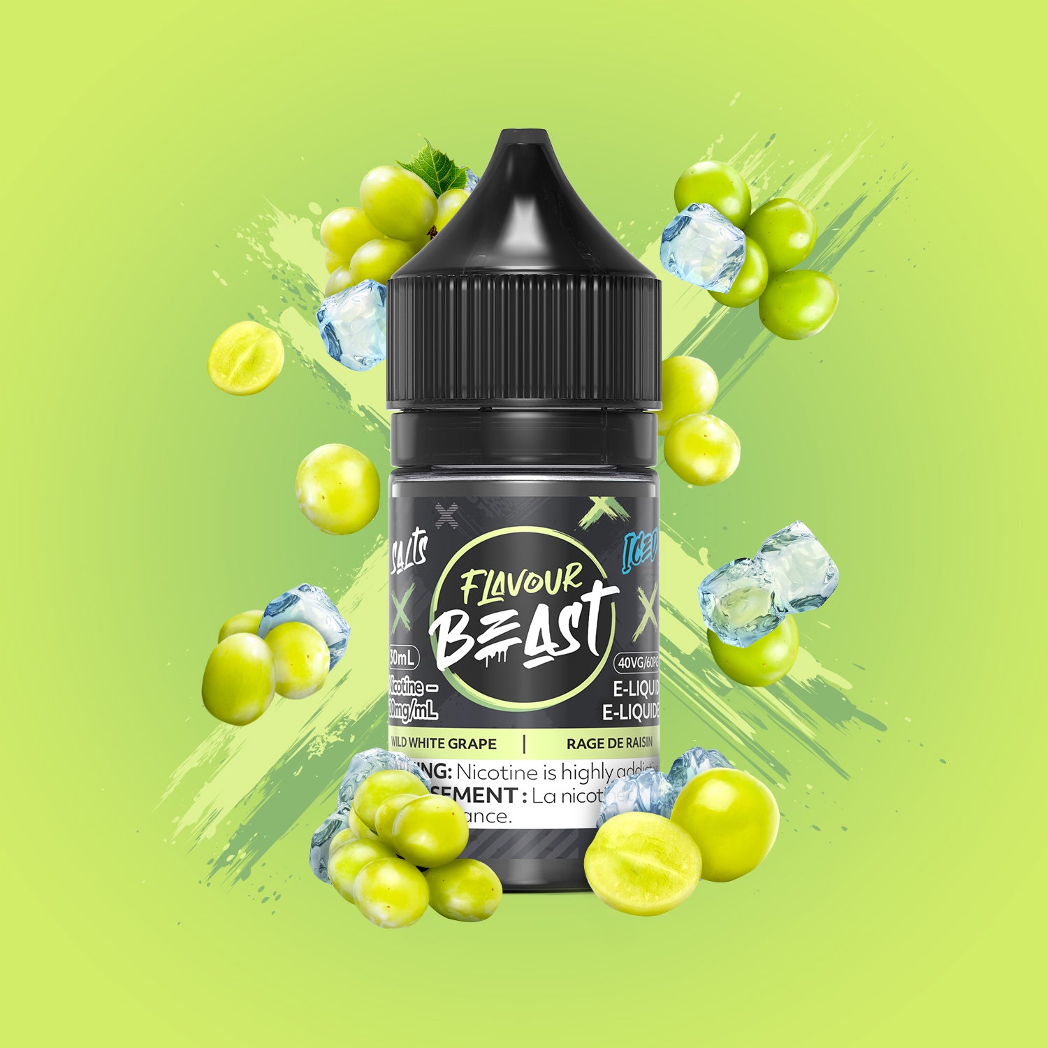 Flavour Beast Salt - Wild White Grape Iced (PROVINCIAL)