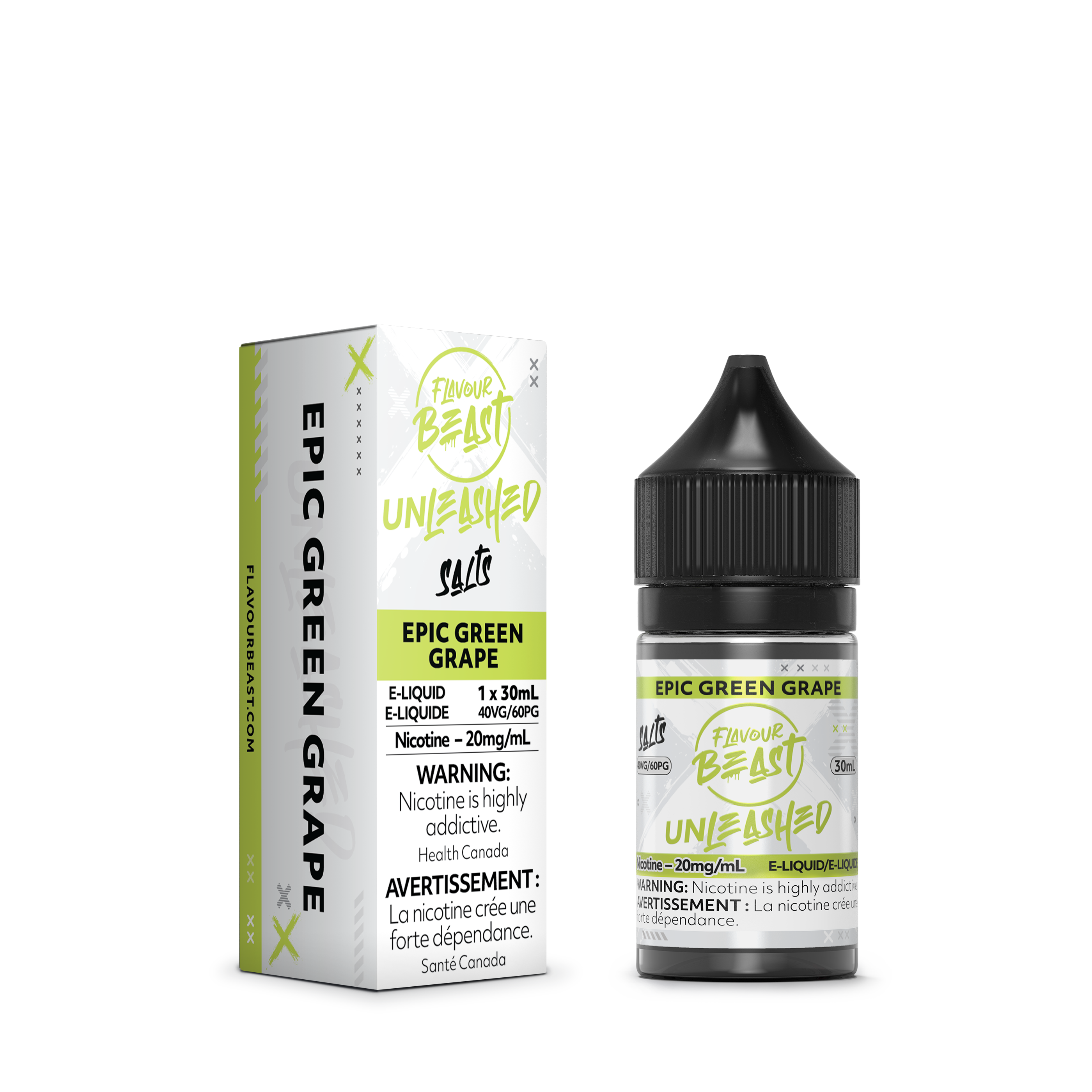 Flavour Beast Unleashed Salt - Epic Green Grape (PROVINCIAL)