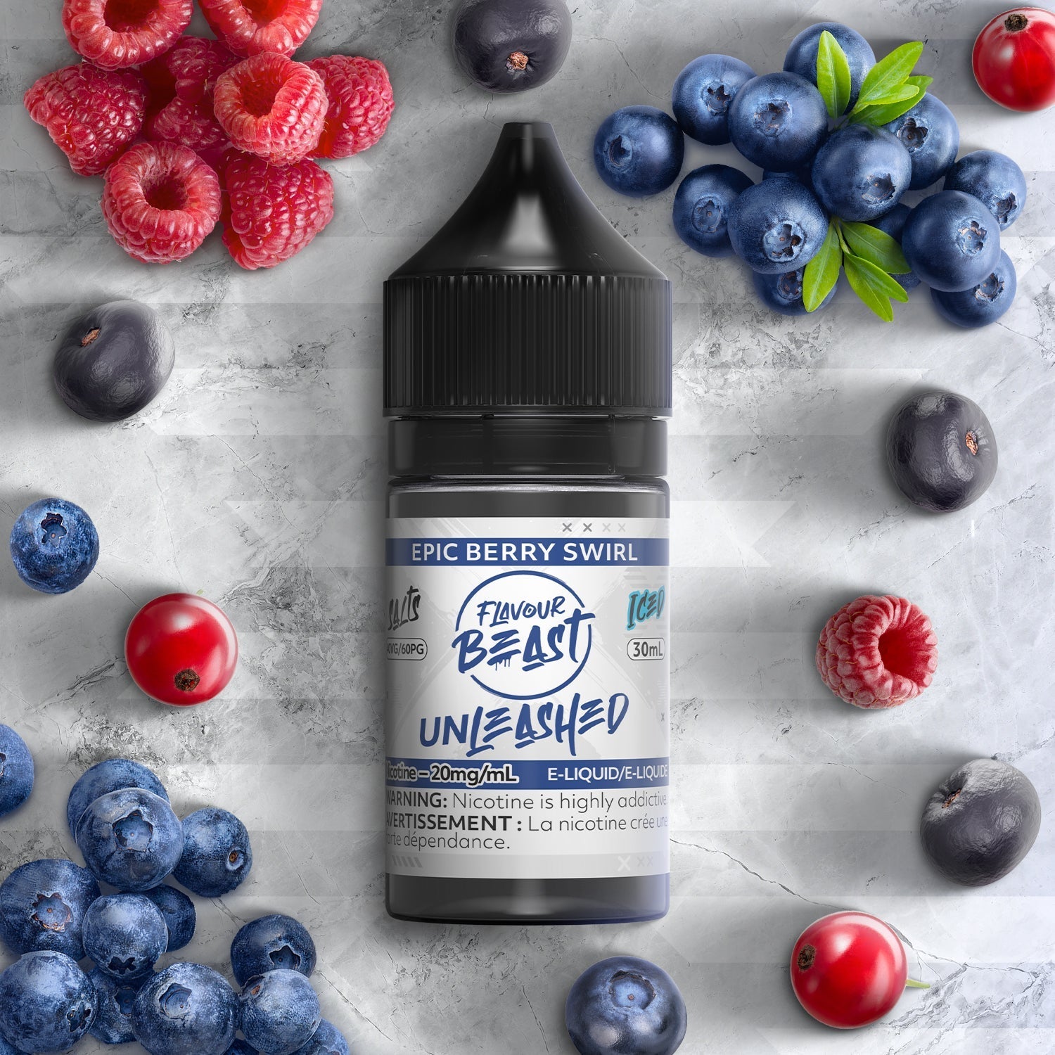 Flavour Beast Unleashed Salt - Epic Berry Swirl  (PROVINCIAL)