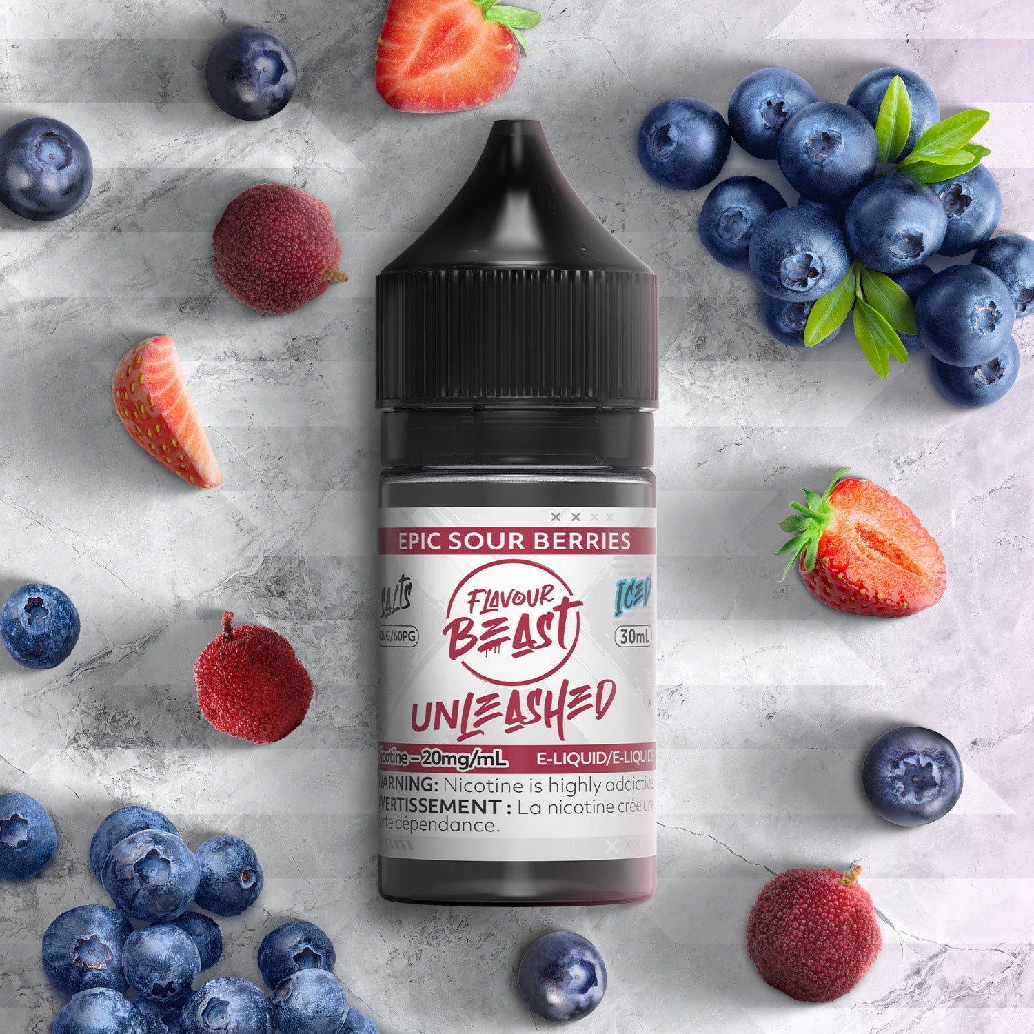 Flavour Beast Unleashed Salt - Epic Sour Berries (PROVINCIAL)