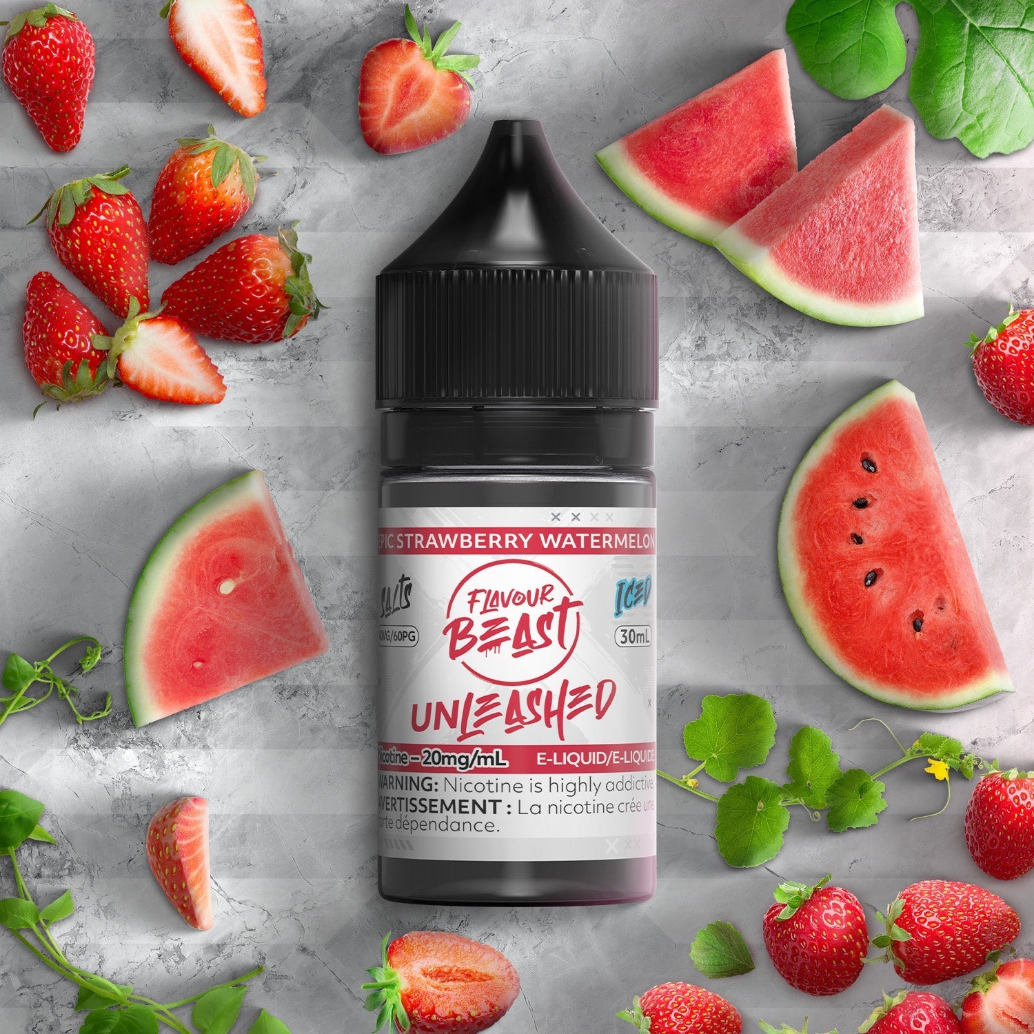 Flavour Beast Unleashed Salt - Epic Strawberry Watermelon (PROVINCIAL)