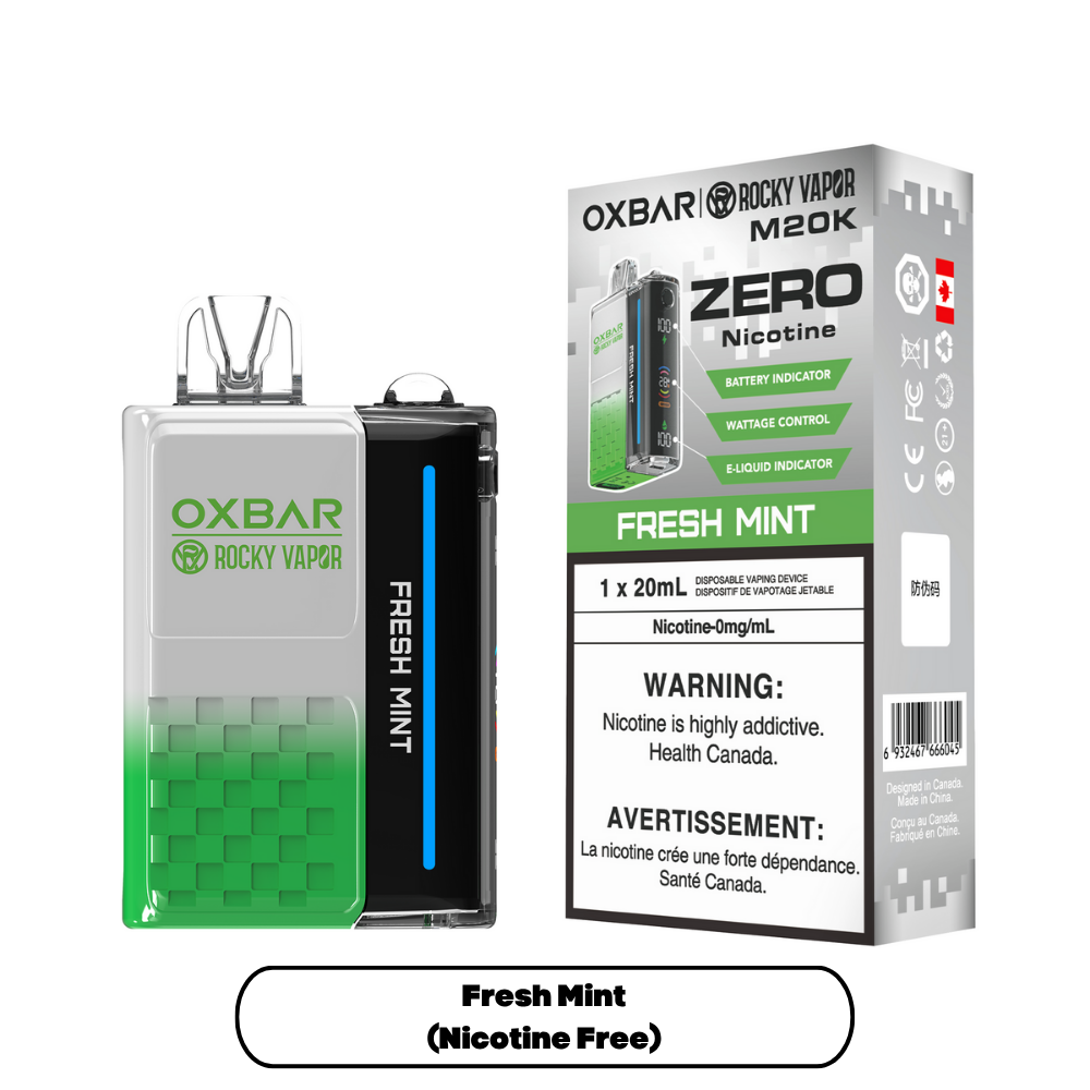Oxbar M20K - Cigarette électronique jetable sans nicotine (PROVINCIAL) (20 000 bouffées)